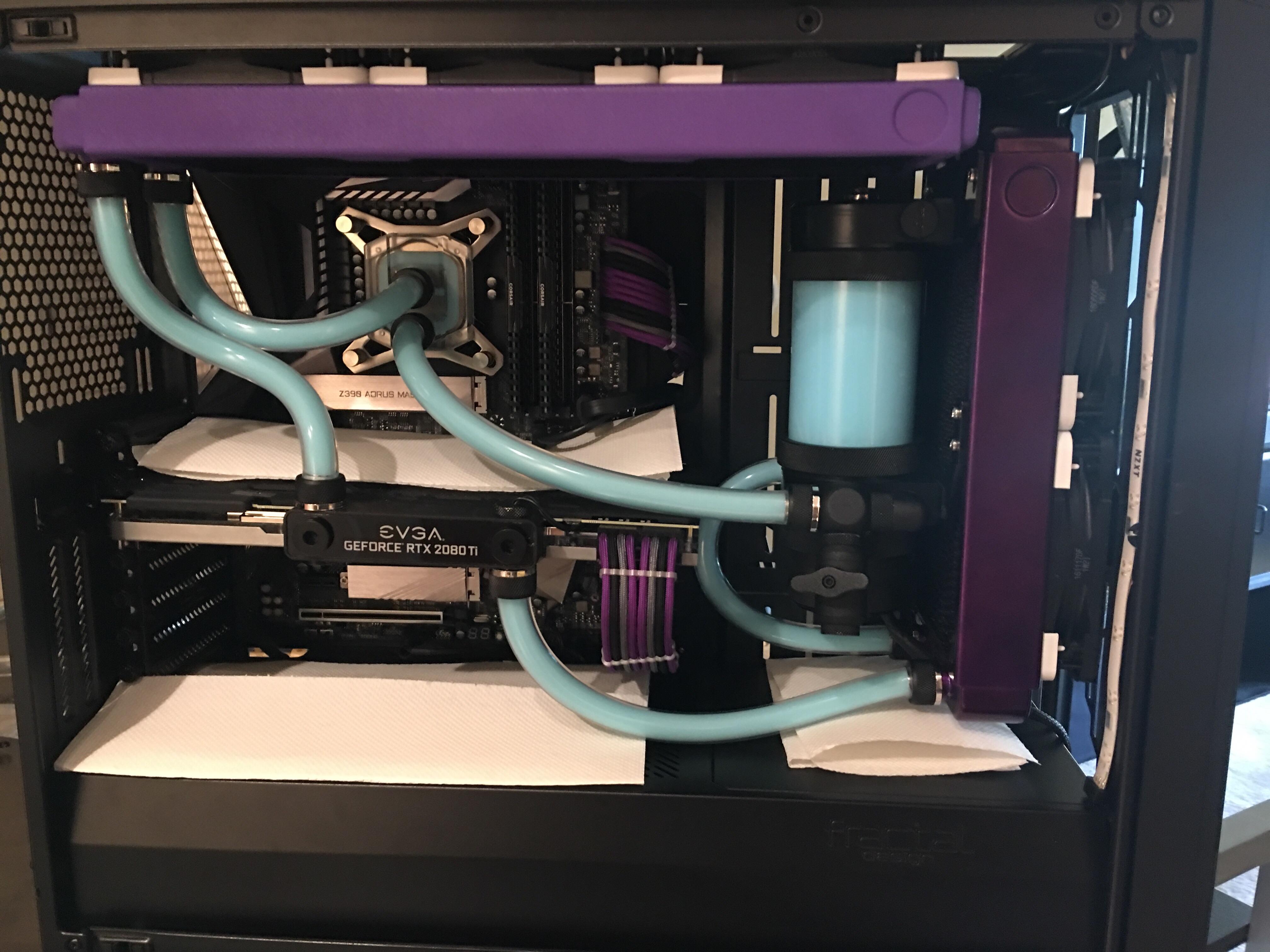 Leak testing V2 r/watercooling