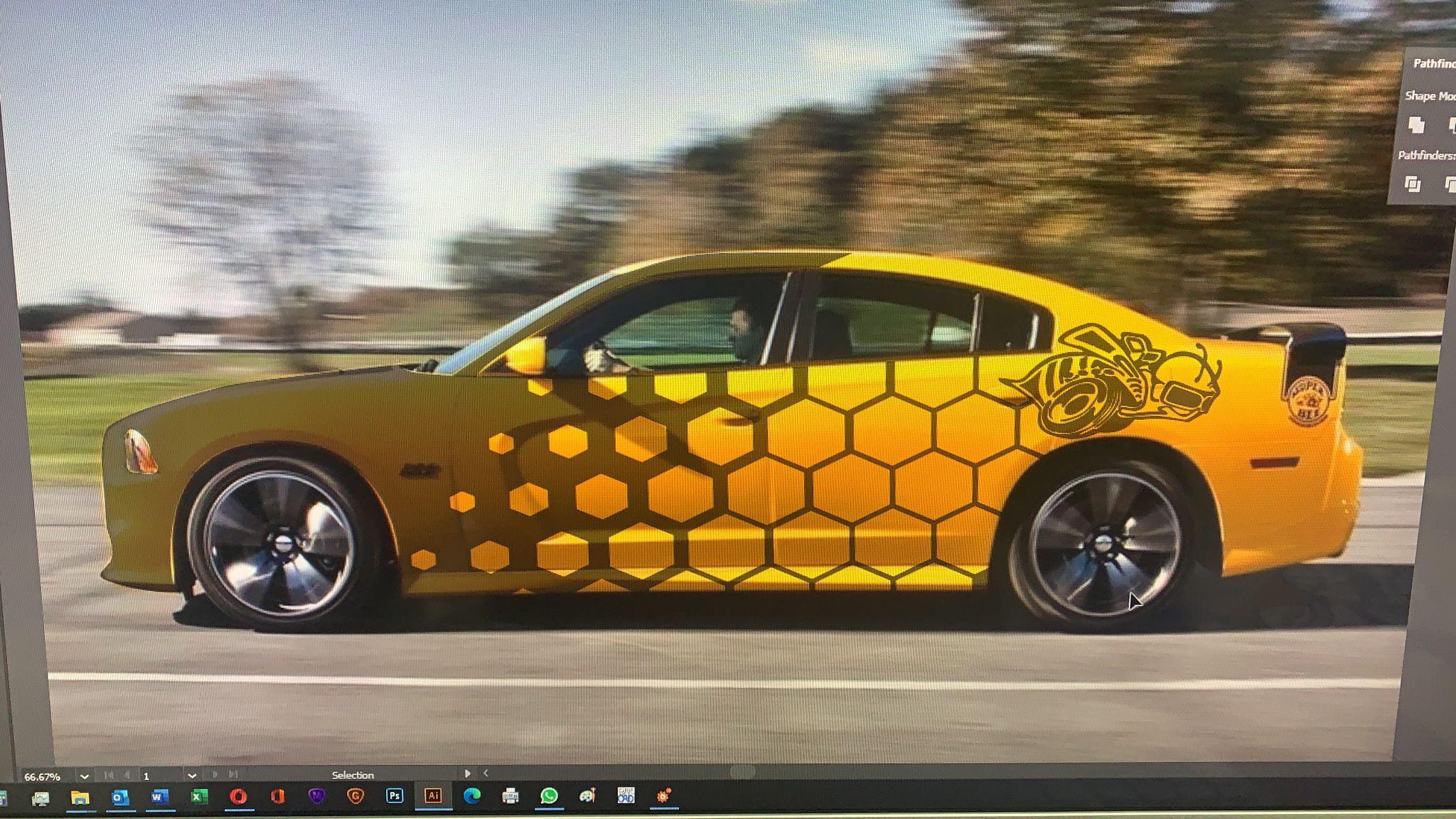 Wrap concept 2012 super bee (removing bee in graphic for more