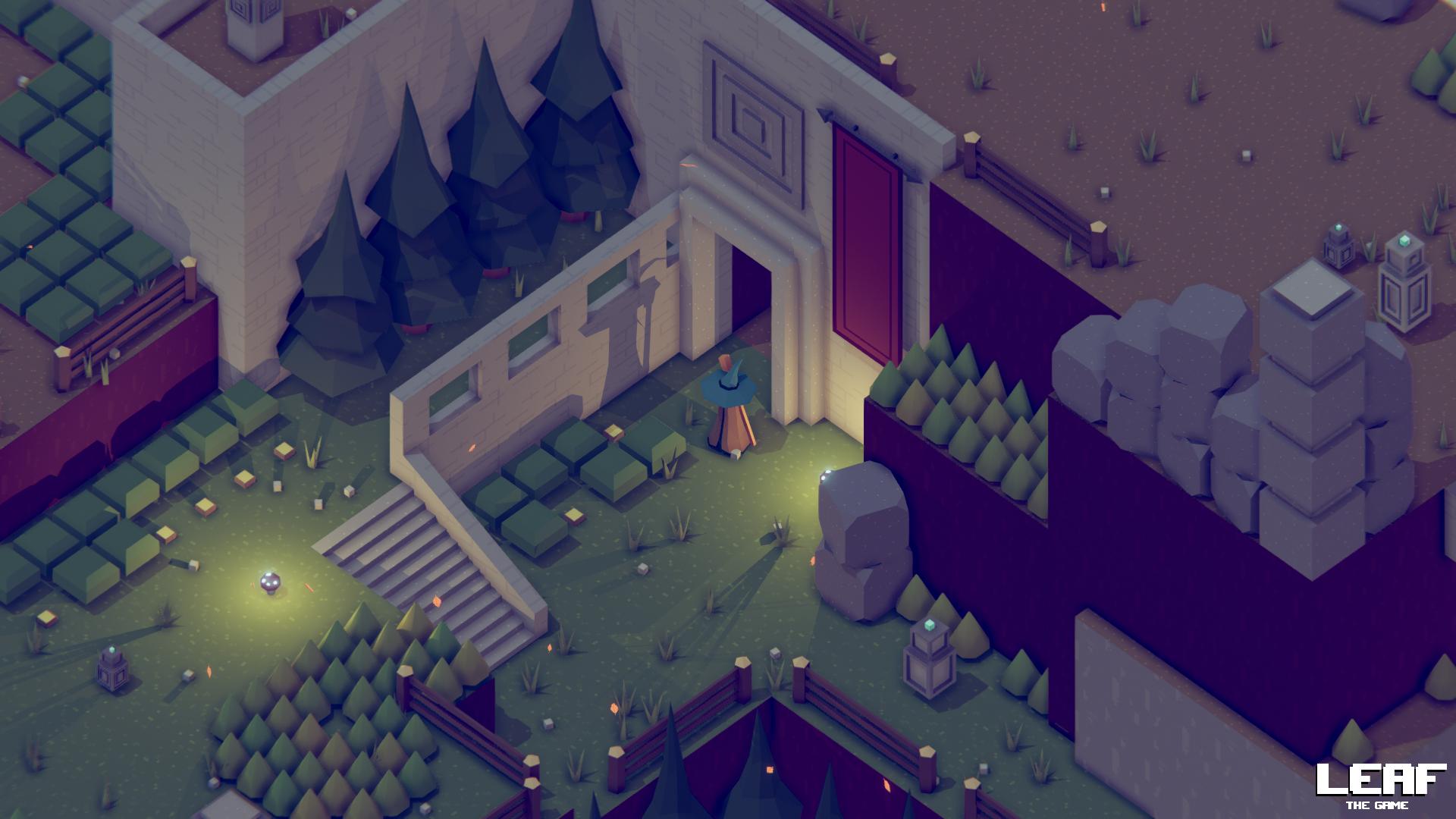 Nighttime screenshot from my newly selfpublished game, Leaf. r