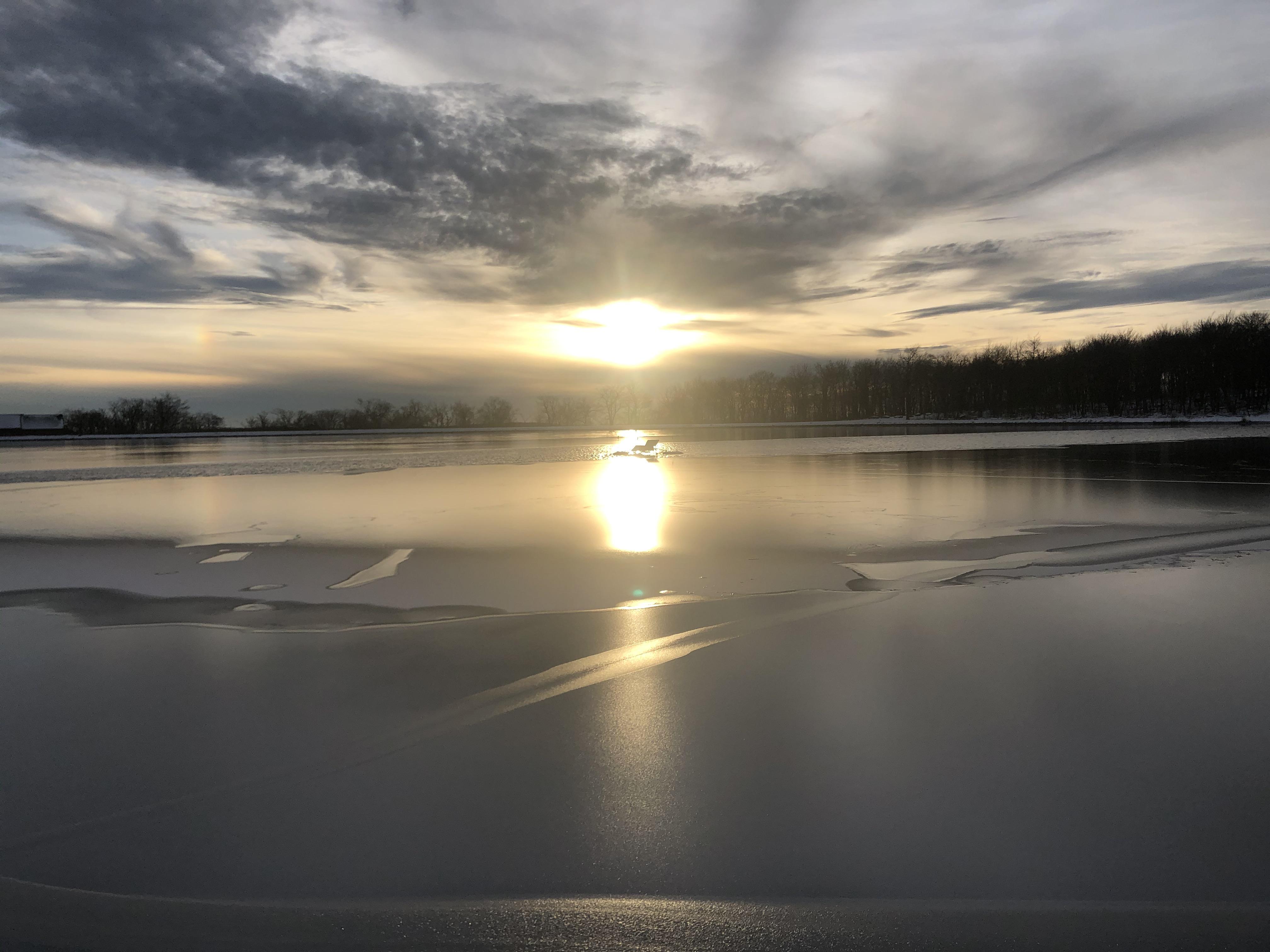 Frozen lake on top of a mountain in Western Pennsylvania r/Pennsylvania