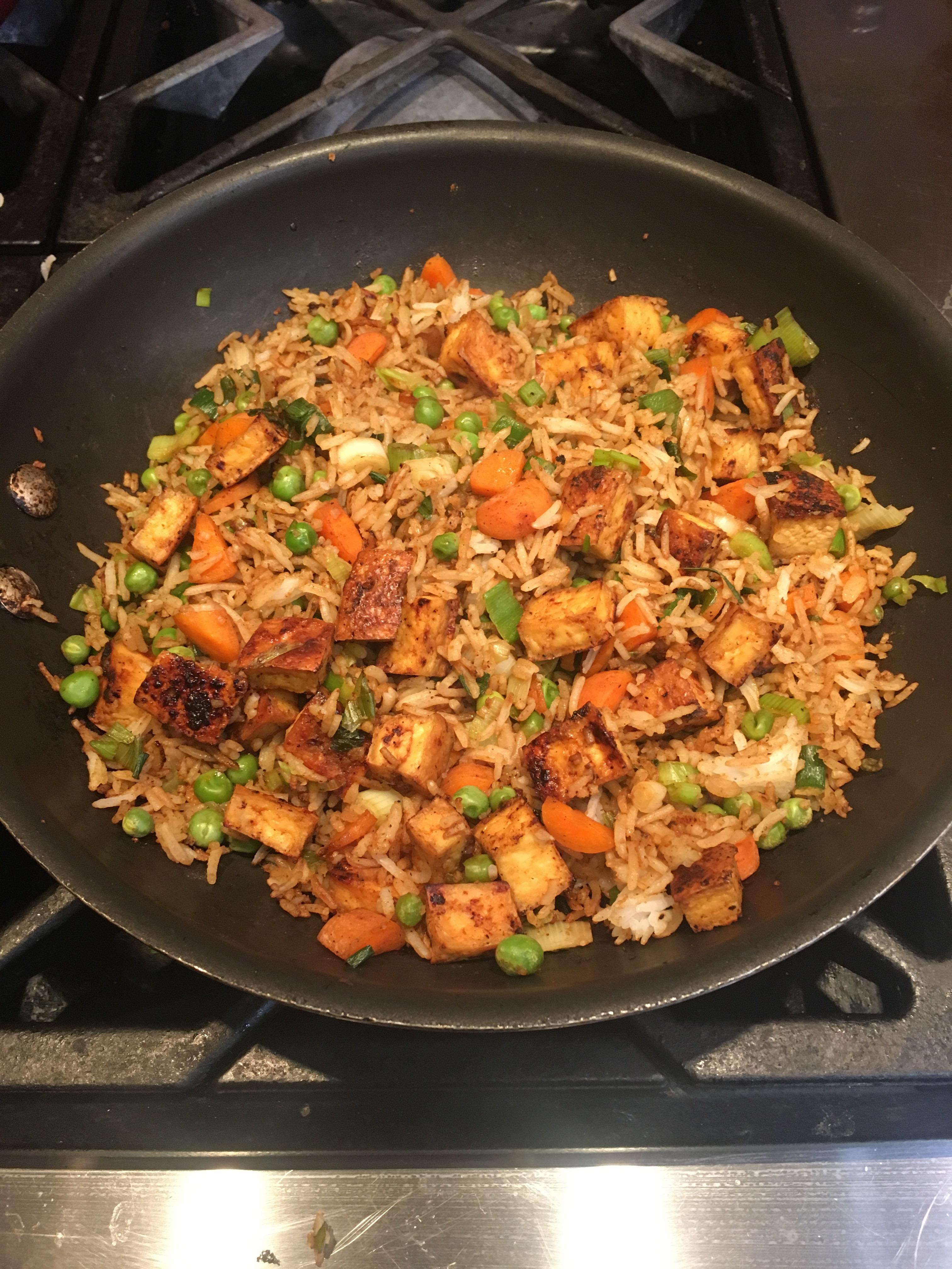 Minimalist Bakerinspired fried rice (no oil, no salt, no sugar and