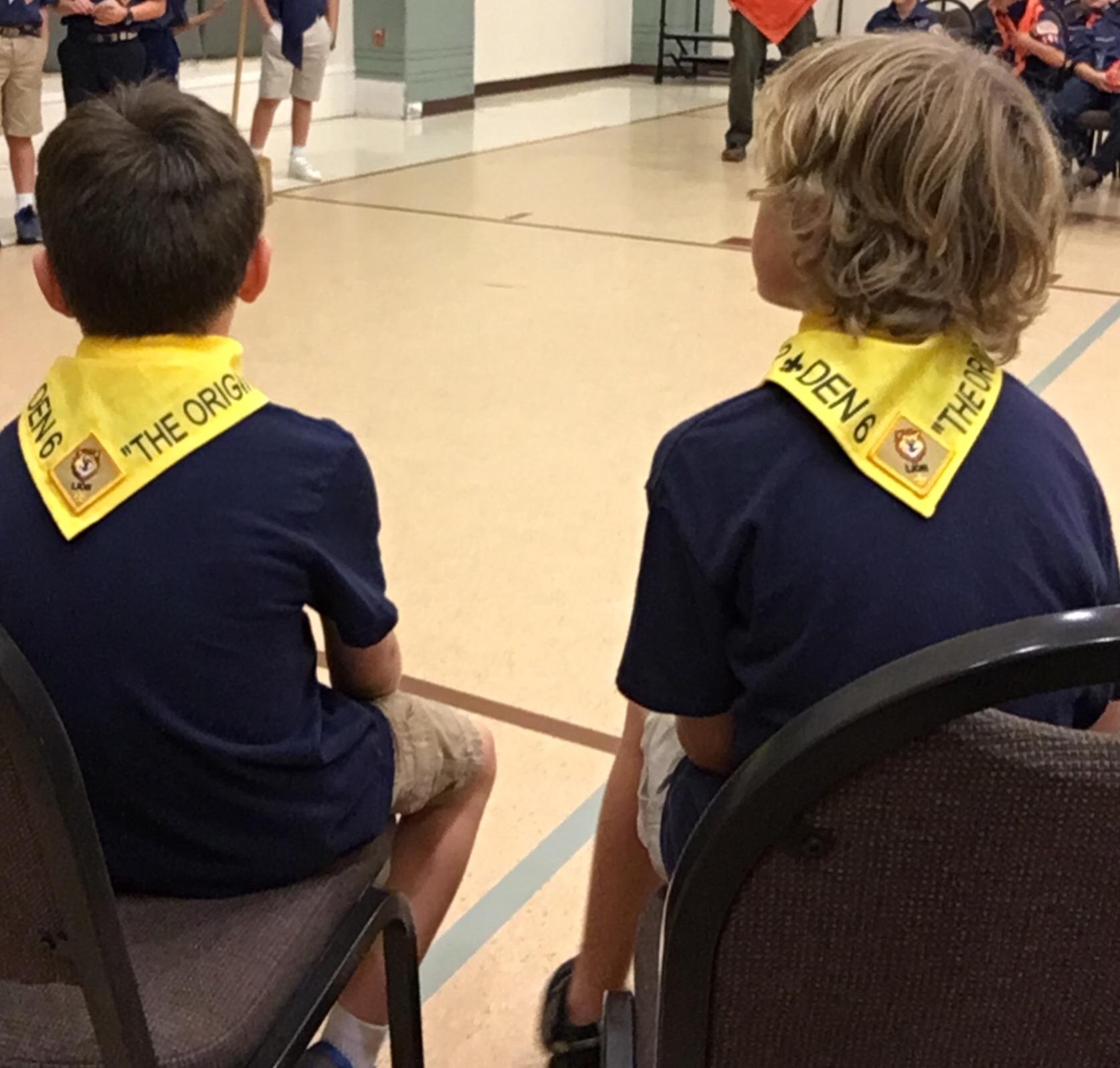 Lion Scouts earner their rank tonight. r/cubscouts