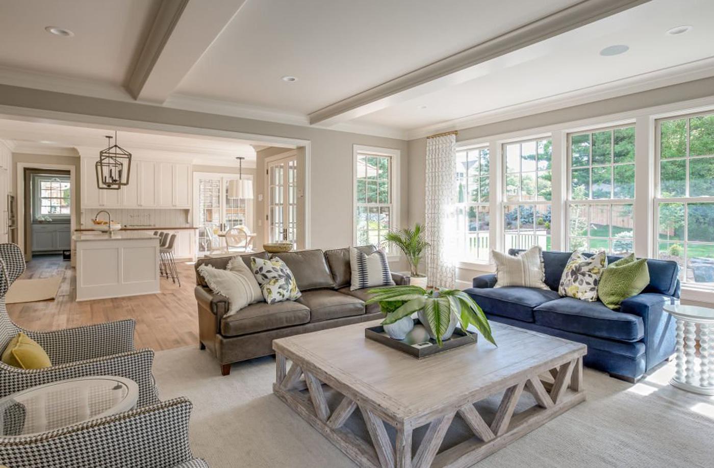 Open Concept Beautiful Family Living Room, Greensboro, North Carolina
