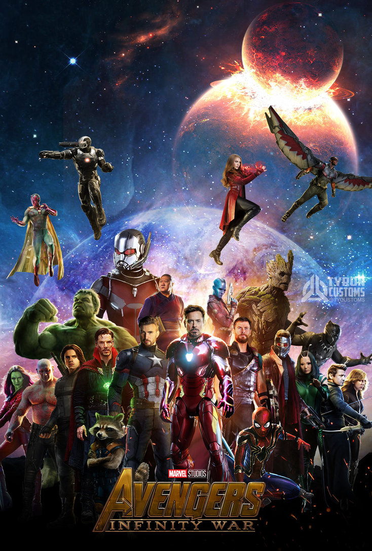 Marvel Avengers Infinity War Poster