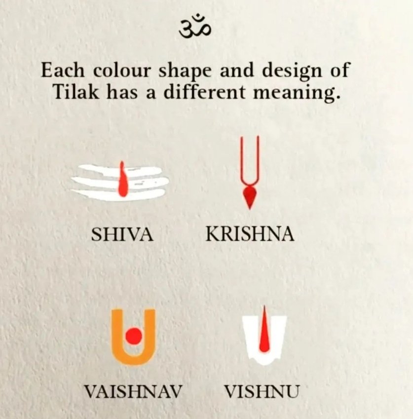 Which Tilaka do you put on your forehead? In Hinduism, the tilaka (तिलक) or tika, is a mark worn