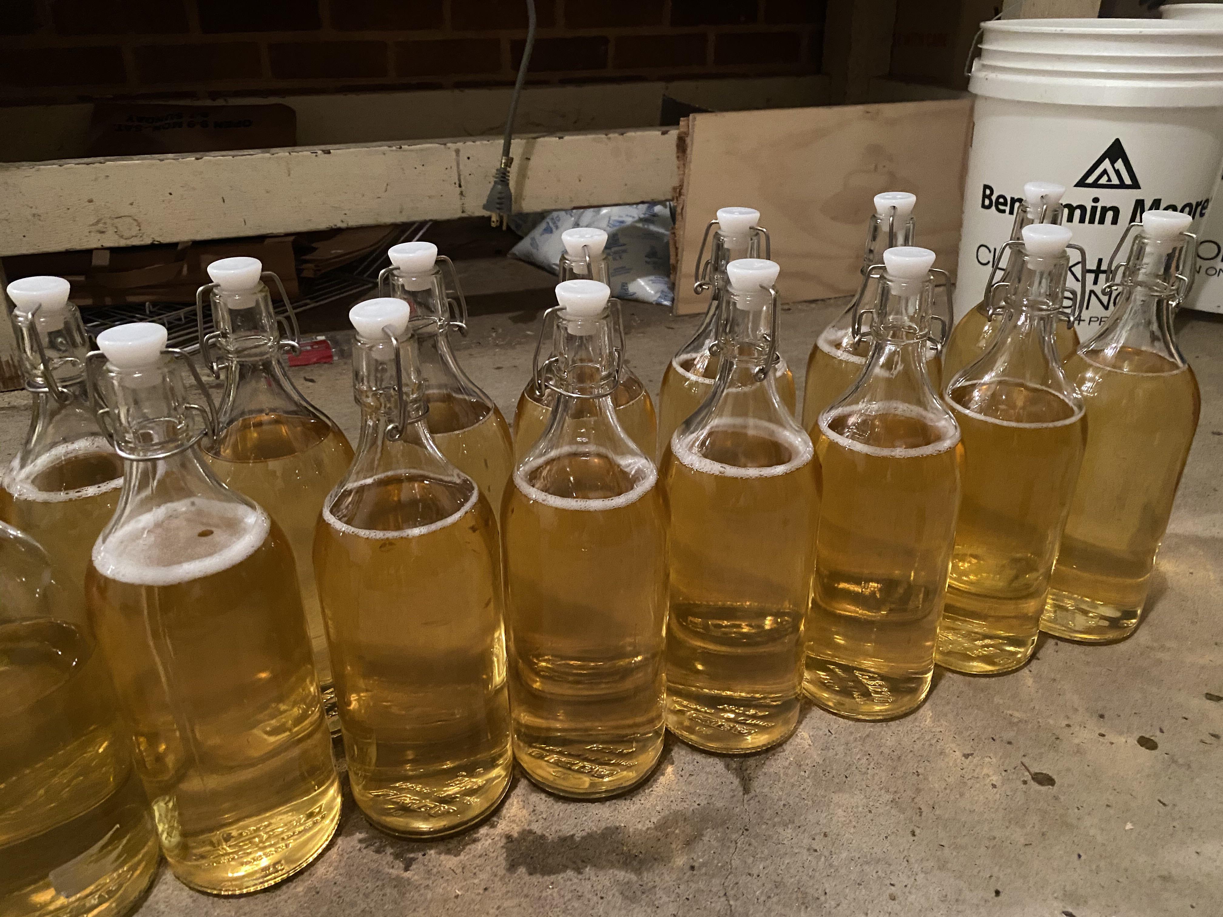 Is this much headspace in bottles?these are still ciders r/cider