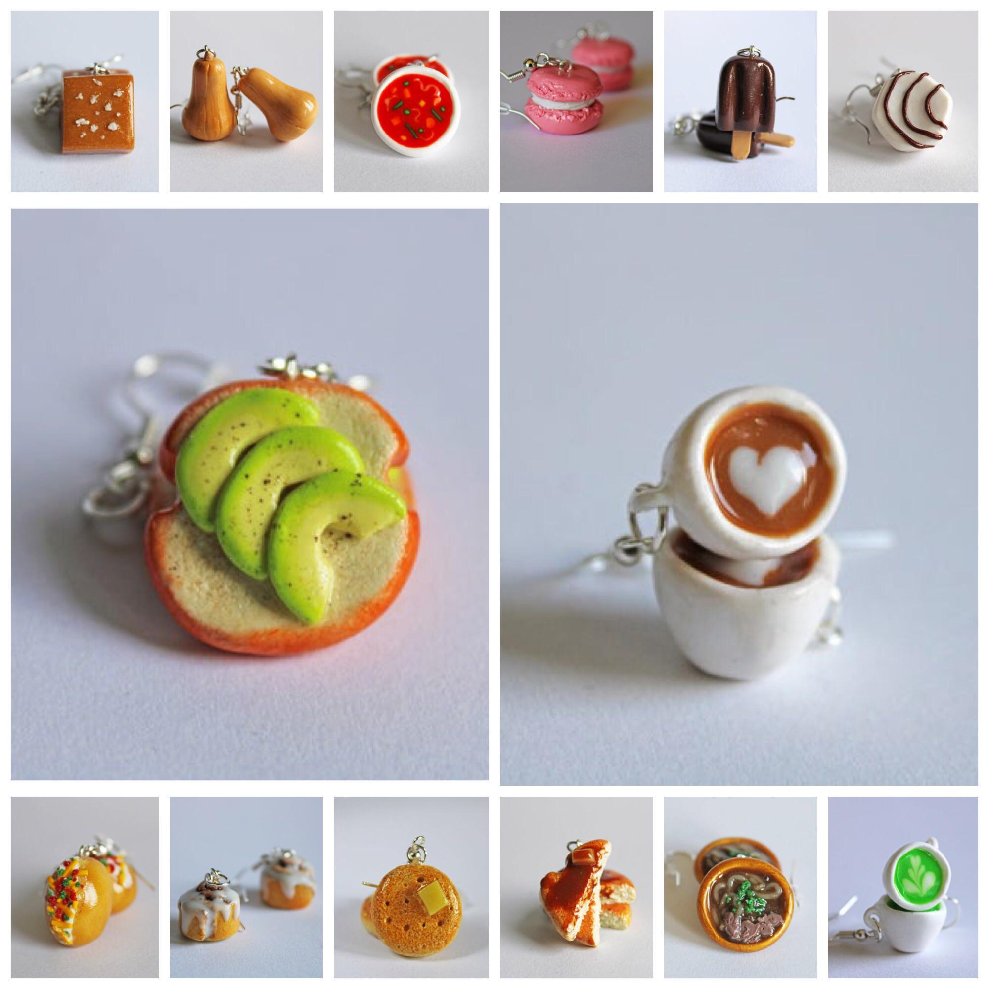 Heya! I make mini food jewelry! I’ve made over 350+ foods and I take