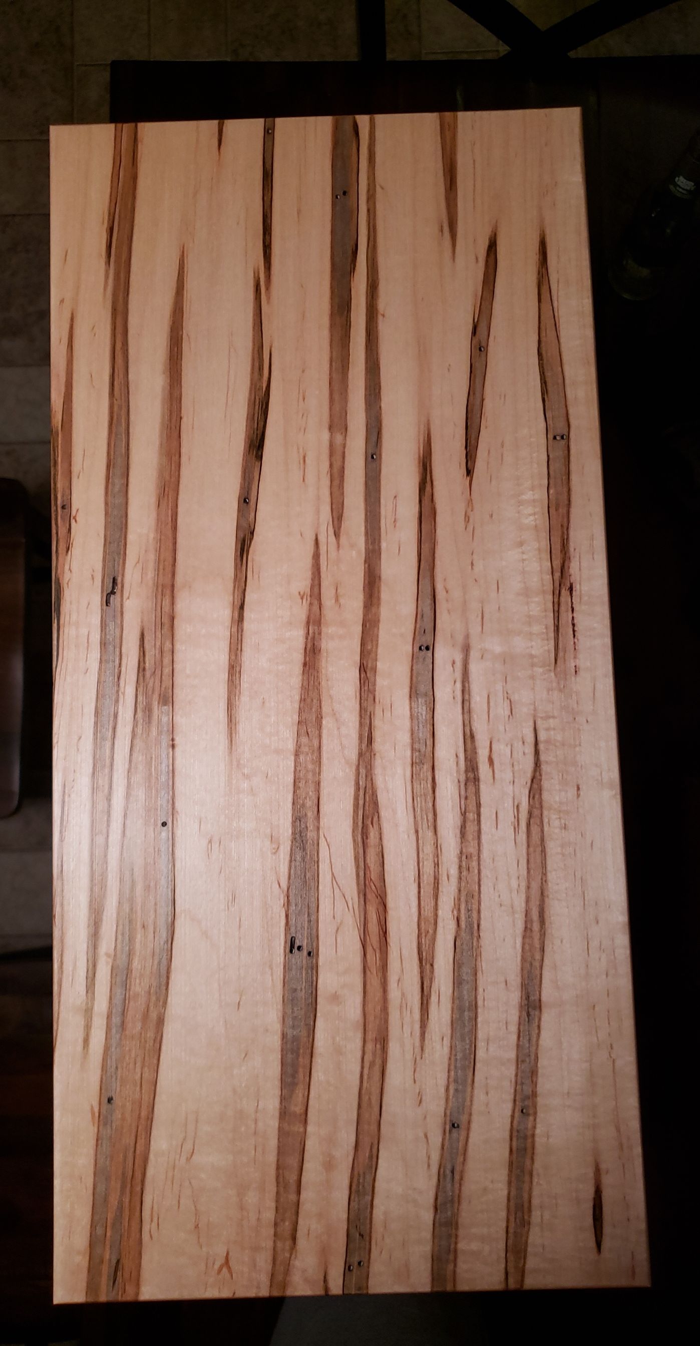 I applied polyurethane onto my Ambrosia maple table top and it gave it