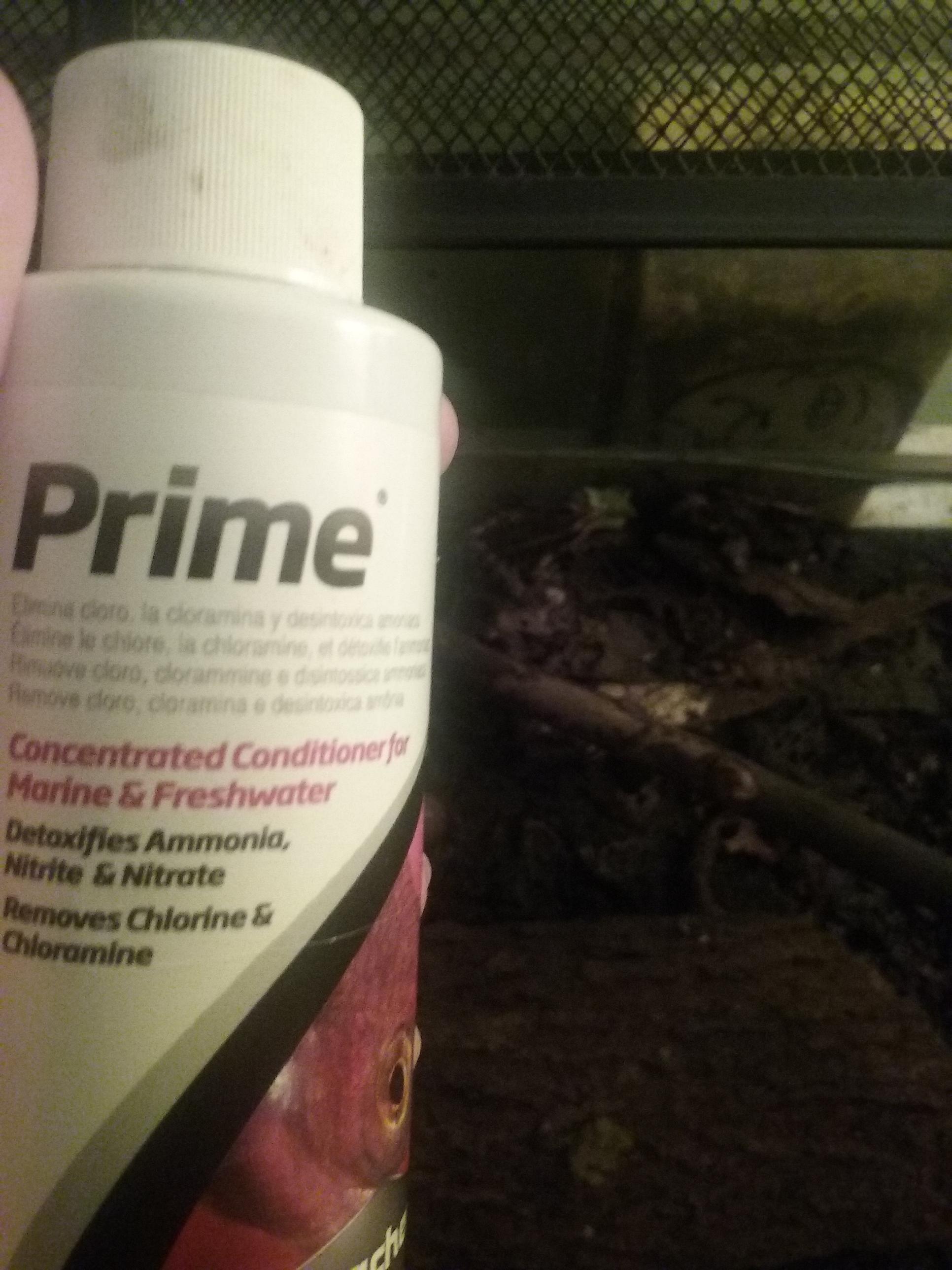 Is Prime safe for frogs? I use it to treat the water for my hermit