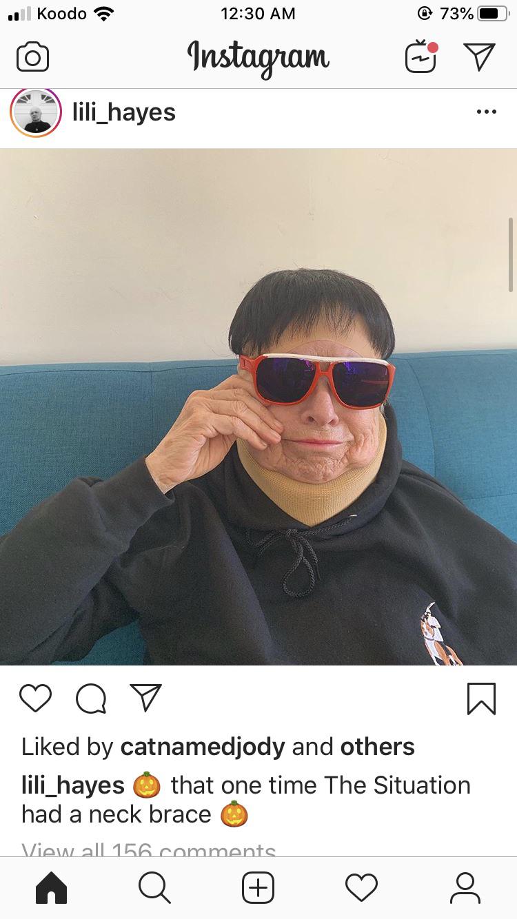 That one time the situation had a neck brace r/jerseyshore