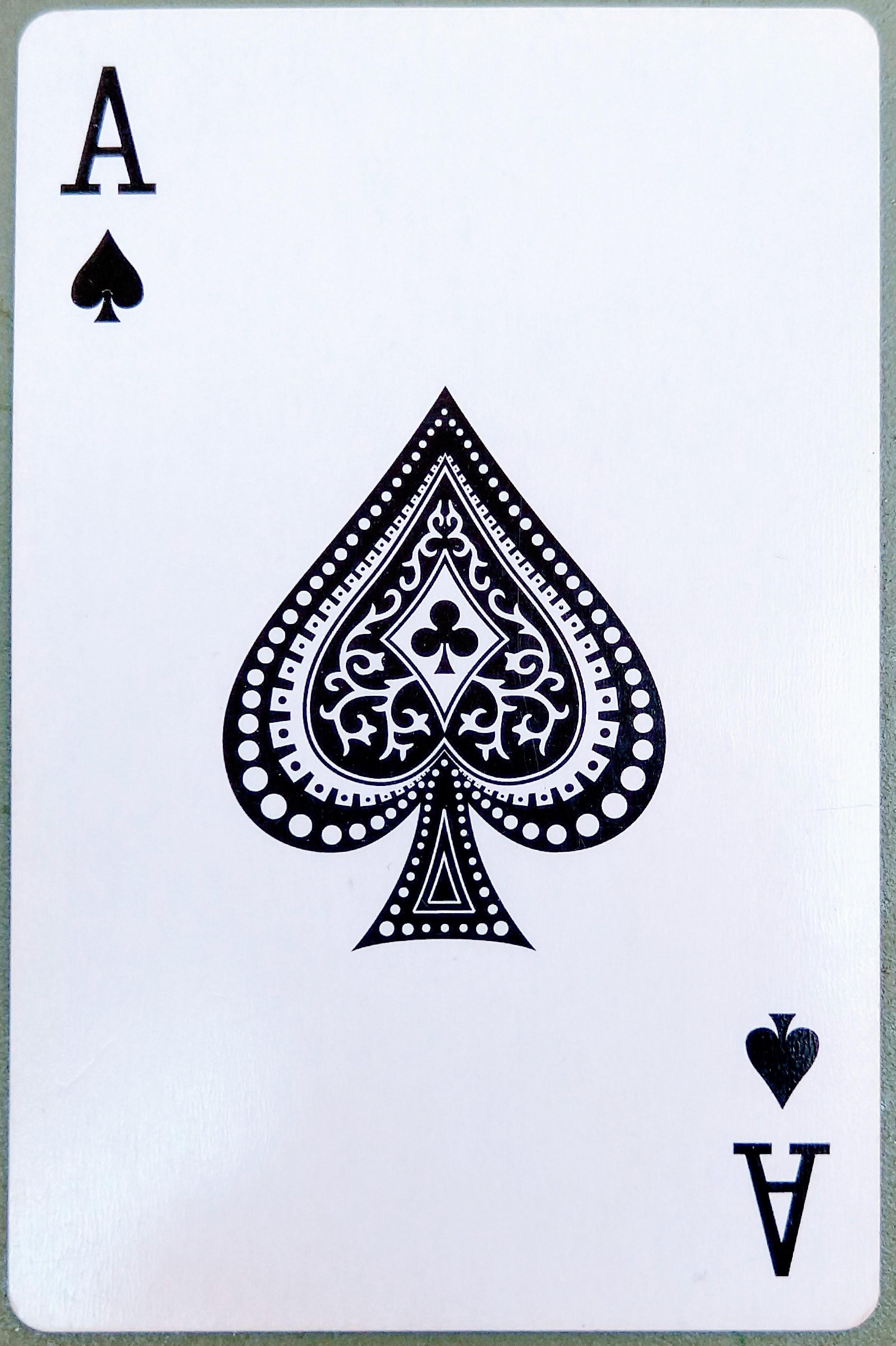 Ace of Spades (and clubs) r/playingcards