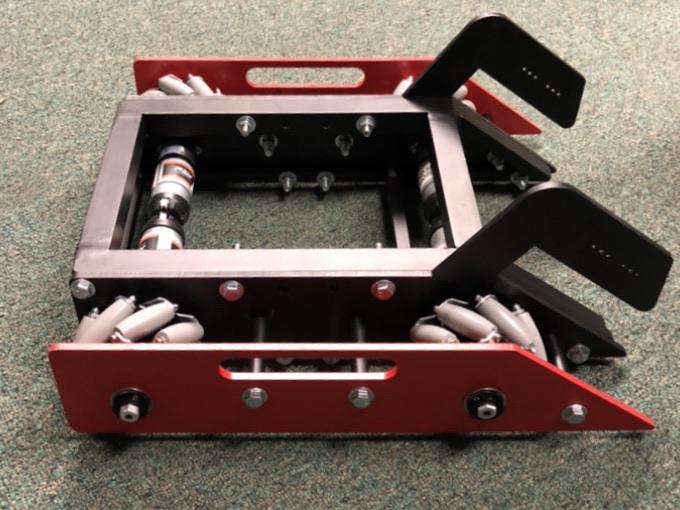 Oracle's full drive train with laser cut side plates and a full welded