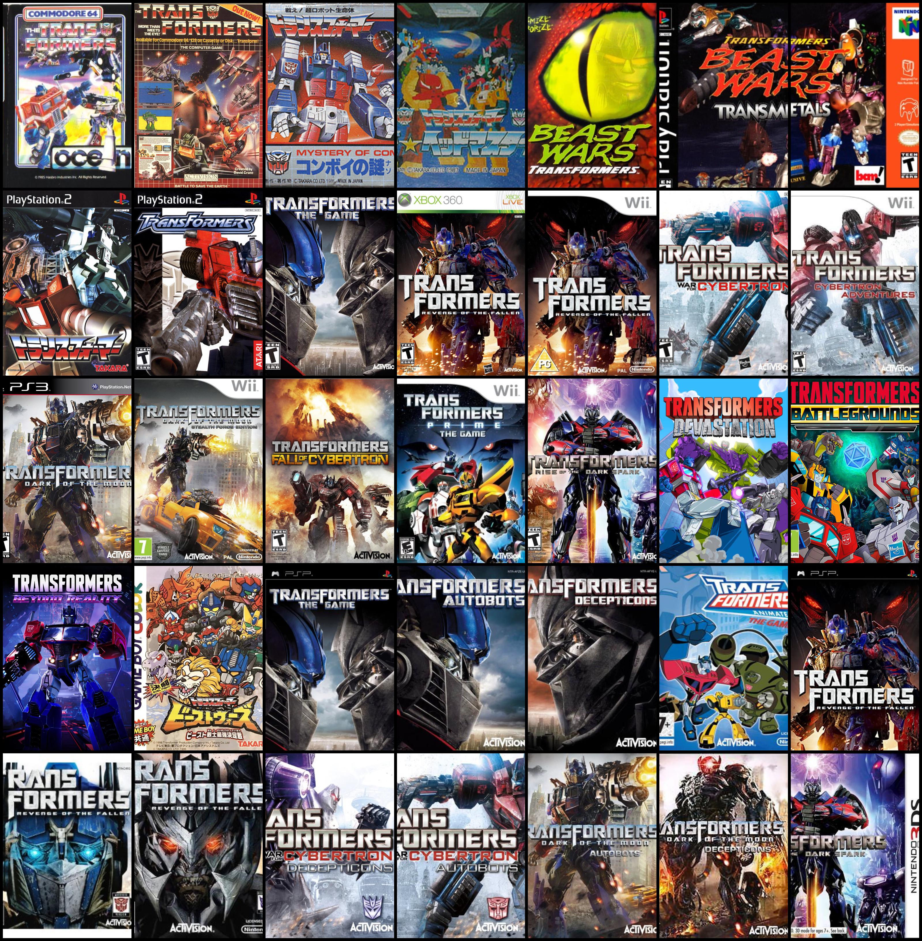 Which Transformers videogames have you played and which are your