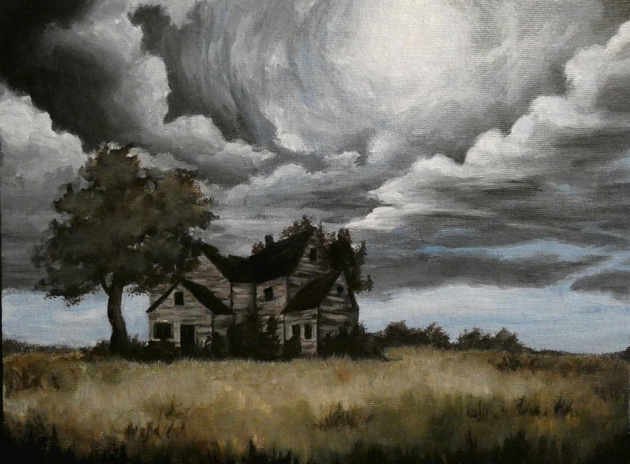 Abandoned house painting r/abandoned