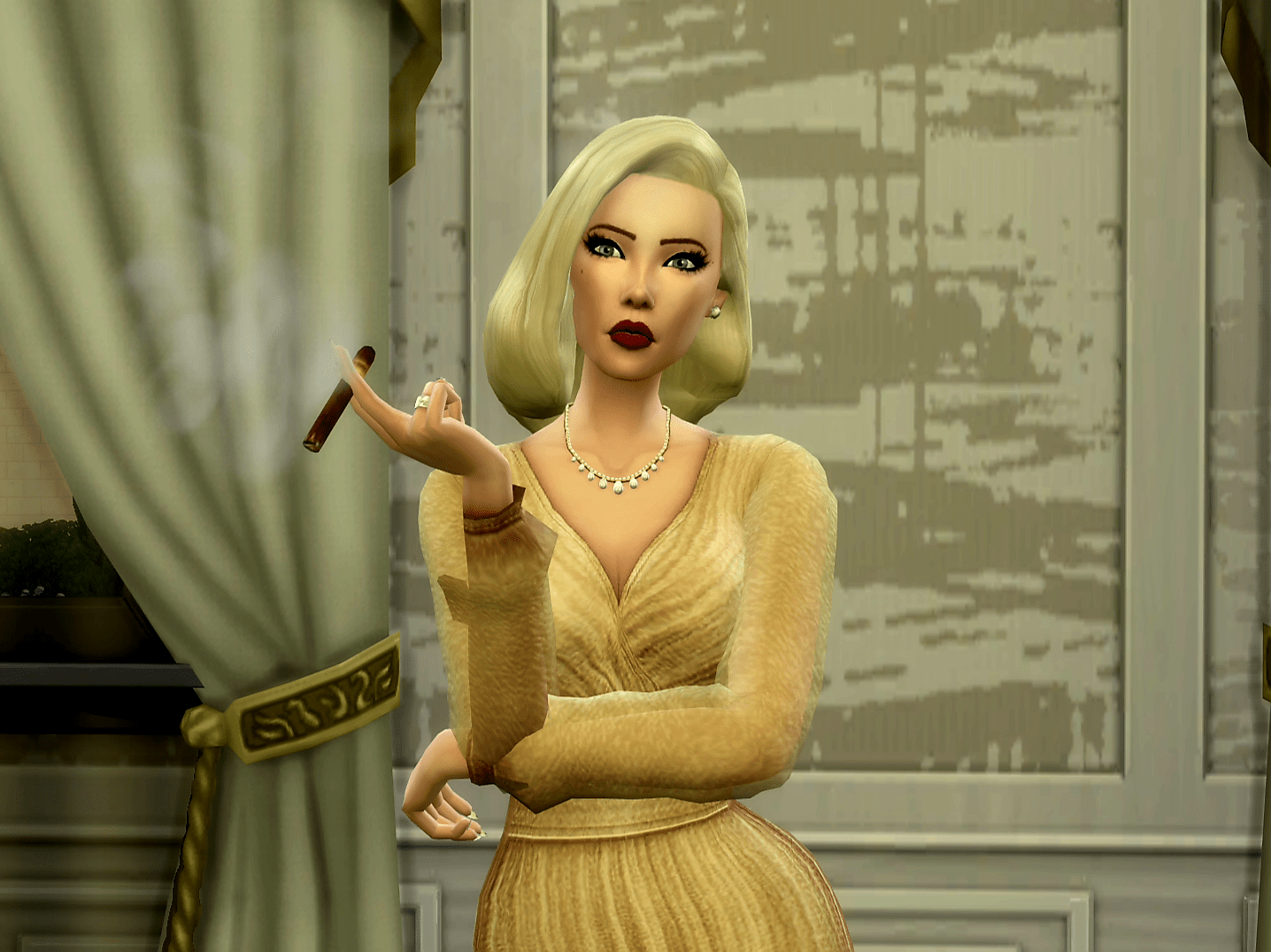 I gave Judith Ward a glam makeover. thesims