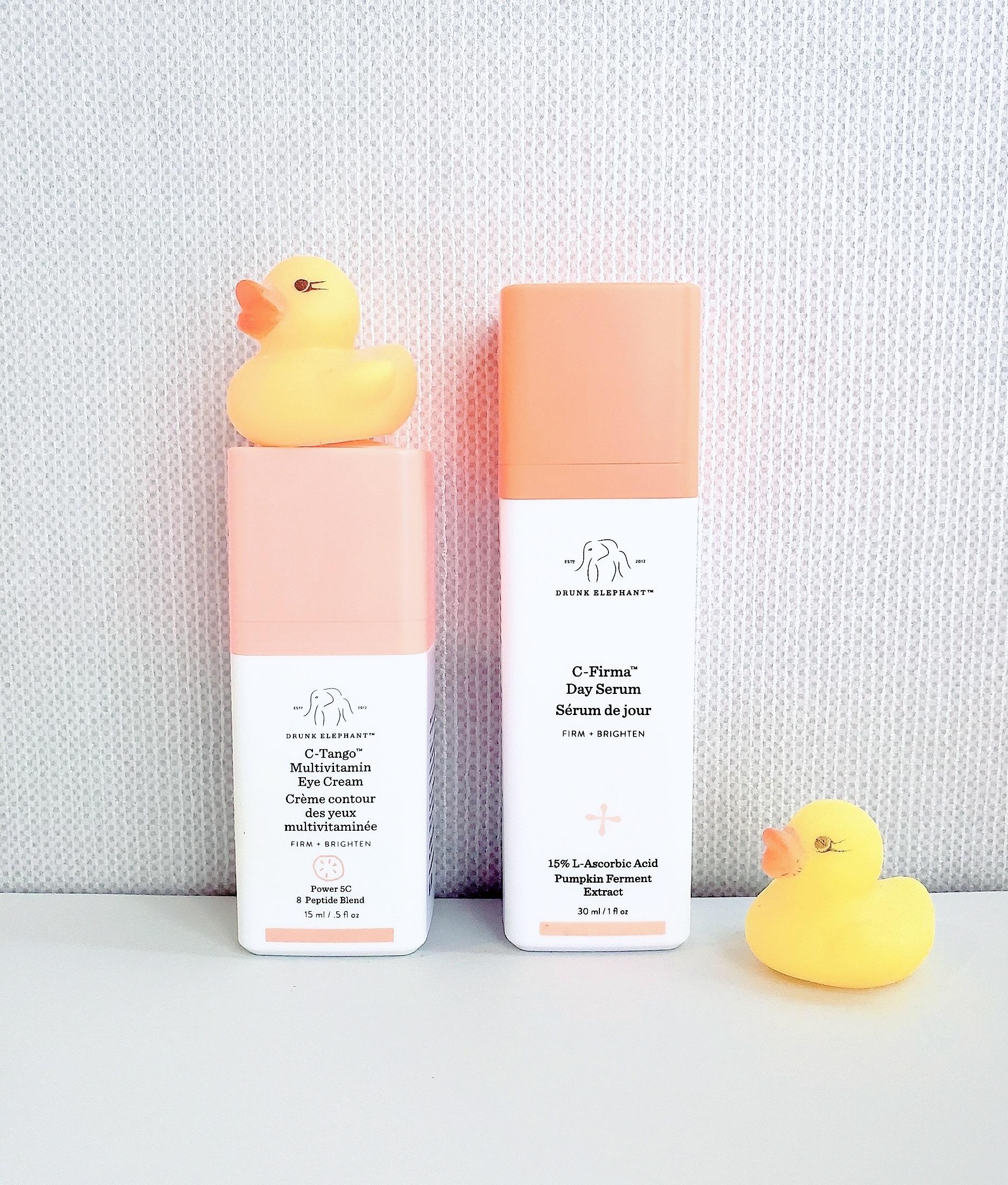 [Review] Drunk Elephant Vit C Day Serum + CTango Eye cream