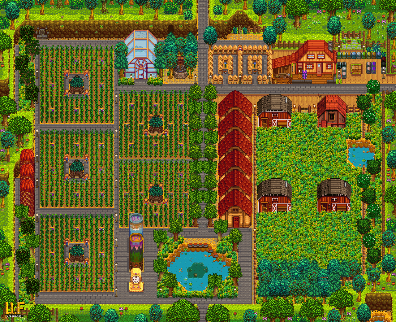 My first completed farm, but definitely not my last! StardewValley