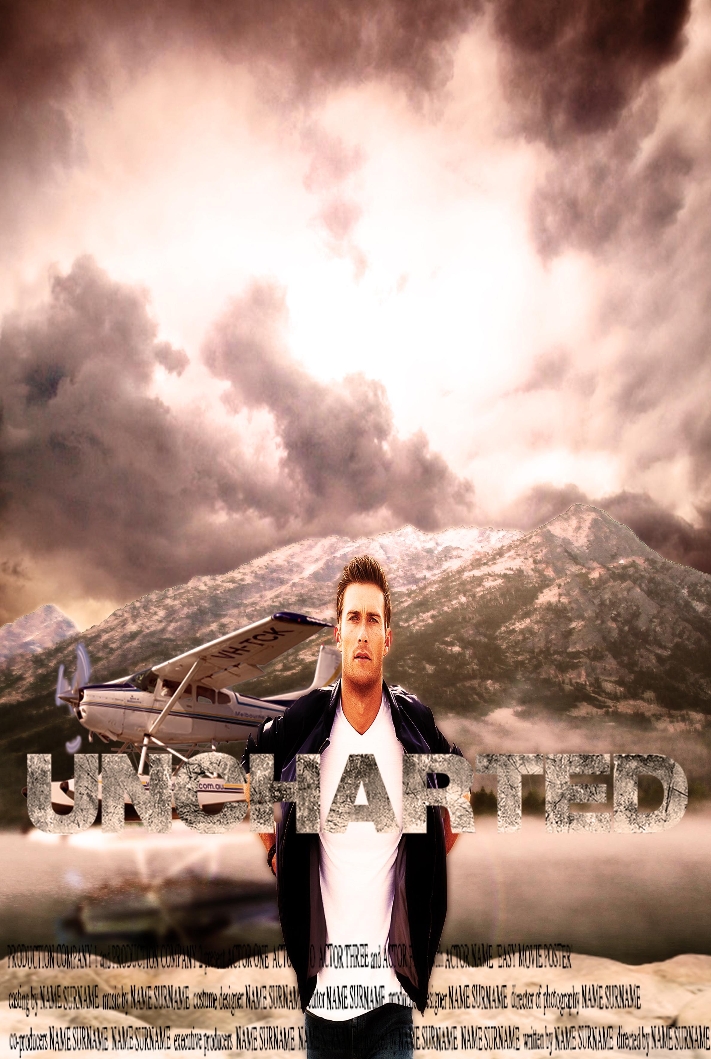 Uncharted movie poster fanmade uncharted