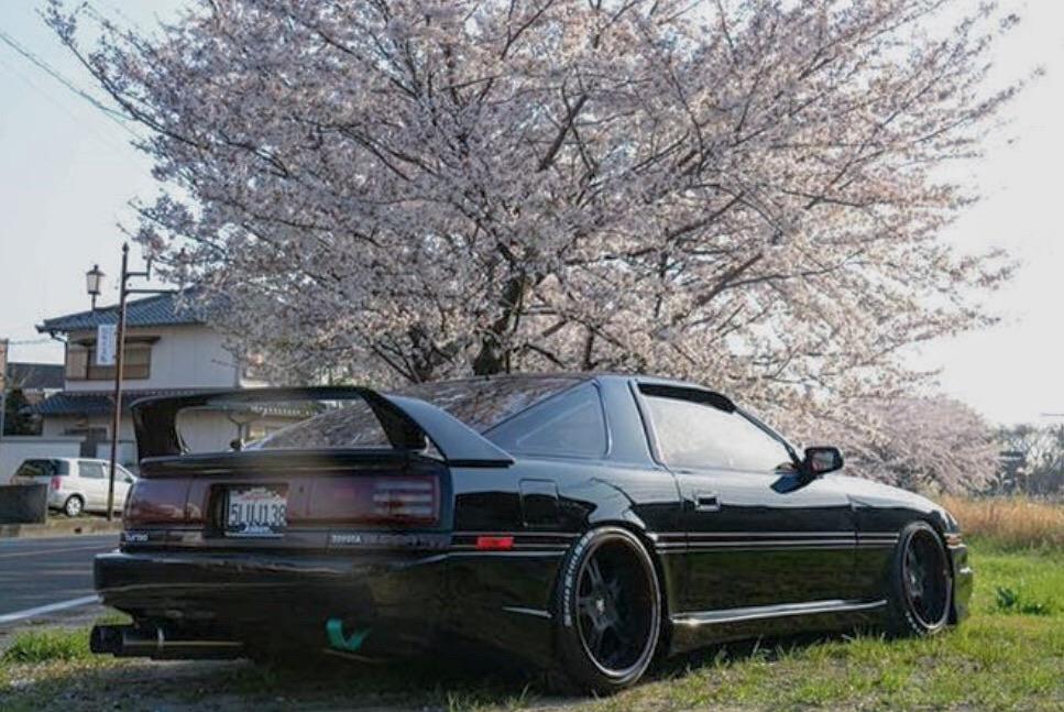 Badass Murdered Out Supra MK3 with Bomex T2 Wing Autos