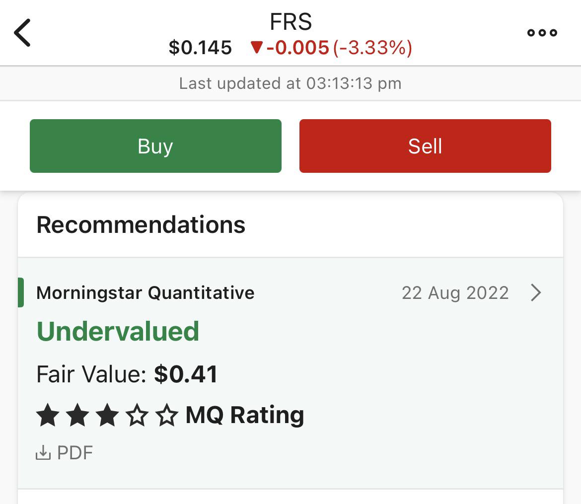 If your portfolio was valued according to Morningstar Quantitative, how