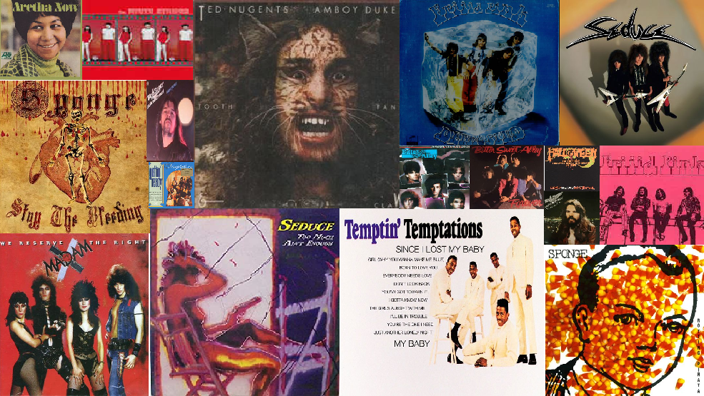 Album covers from artists from/based in Detroit r/Detroit