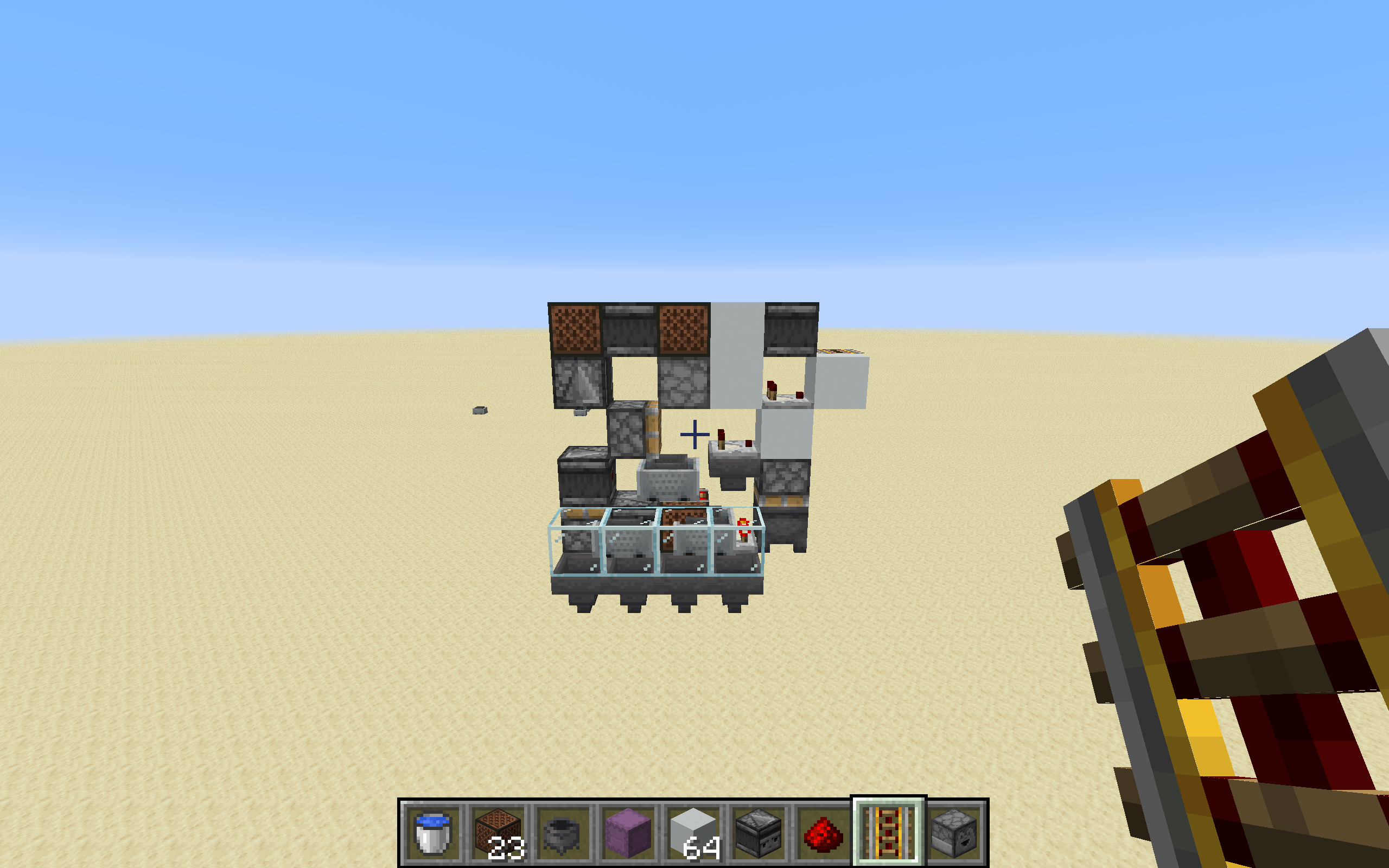 Tiny 2wide basic 8x hopper speed shulker unloader... can't handle