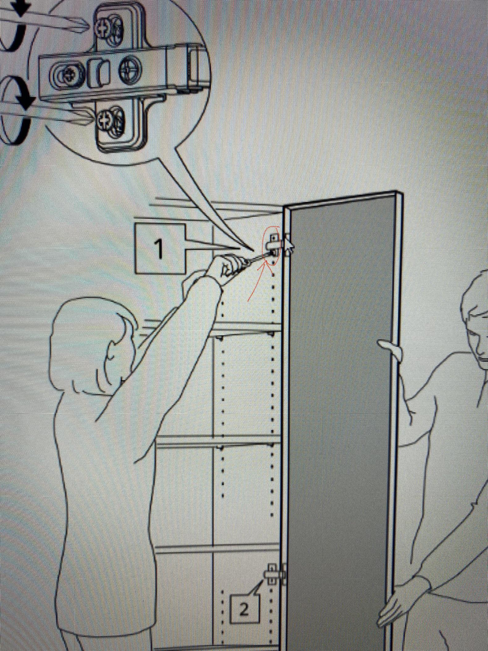 Can someone tell me the depth of the hinge holes in the Billy Bookcase