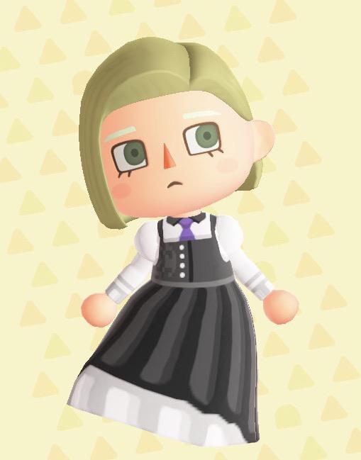 yesterday i made best girl on ACNH, today i made best MAID girl r