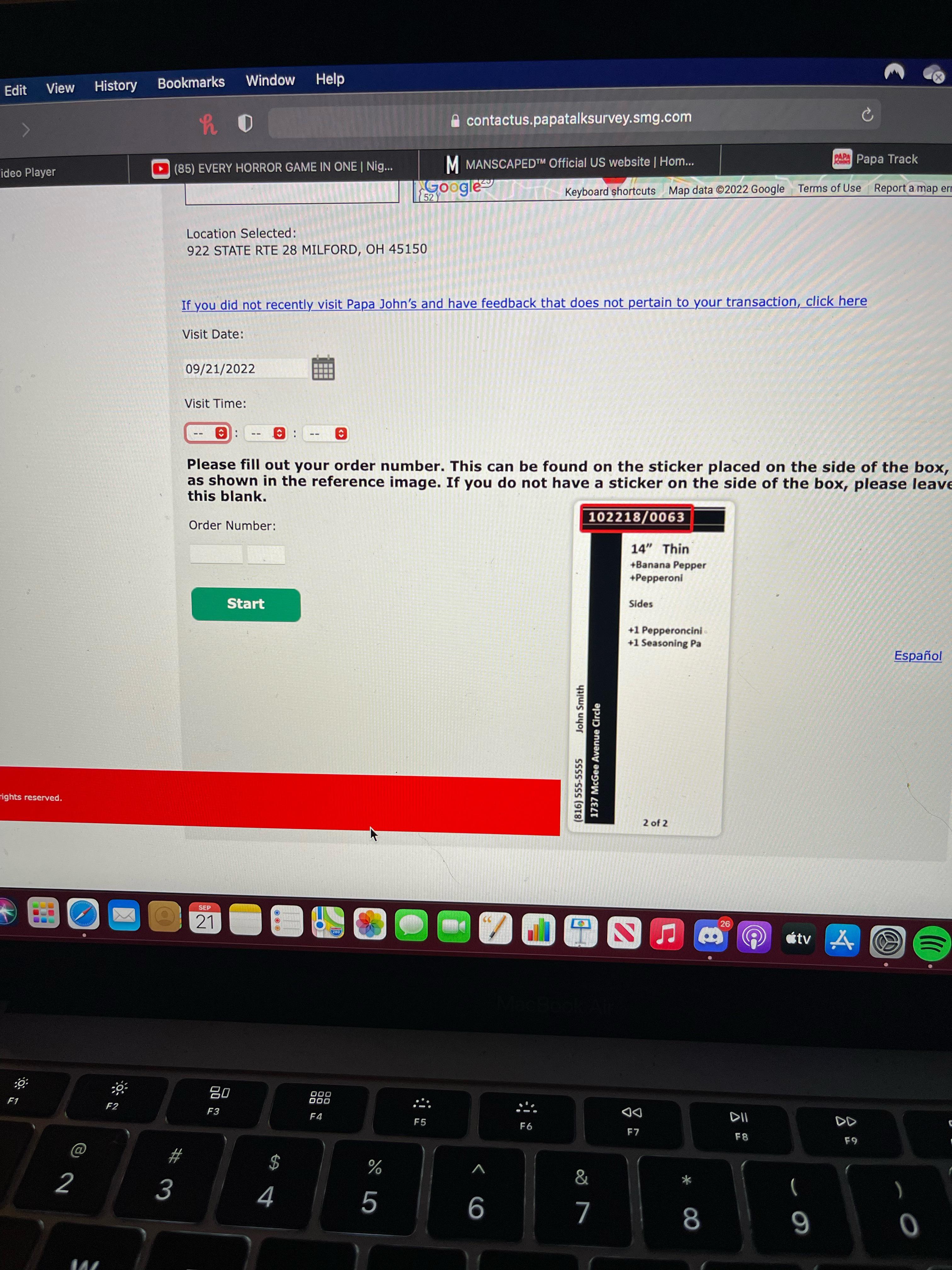 I can’t even complain that my order never arrived because I don’t have