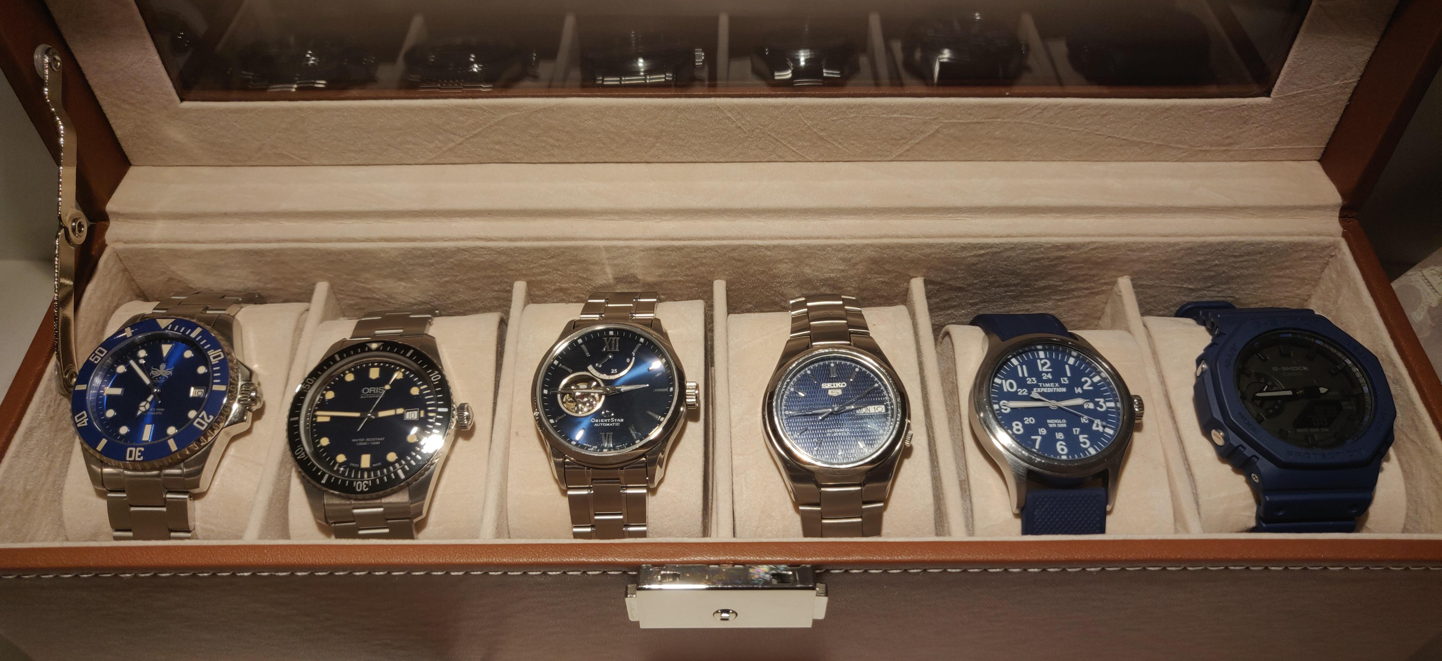 [SOTC] My blue watch collection... r/Watches