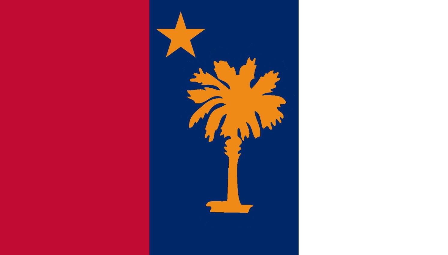 Flag of The State of Carolina (If the Carolinas never split) r