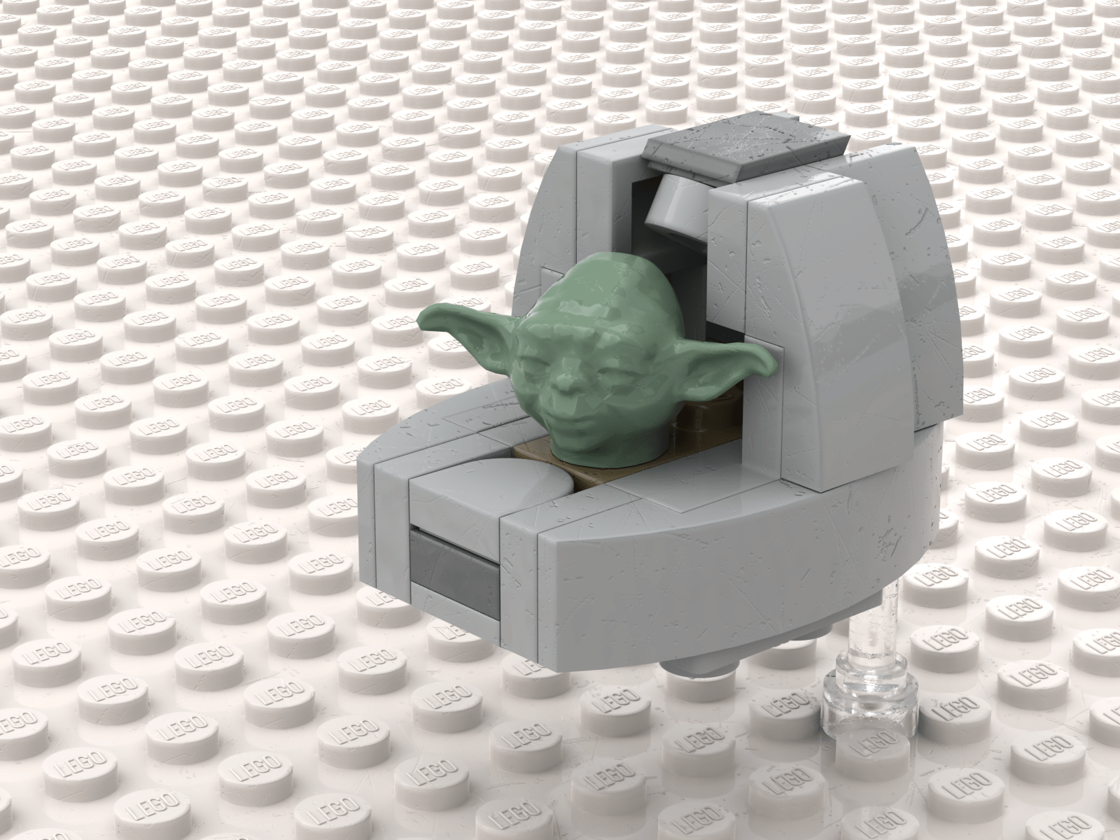 My MOC attempt at a crib for Baby Yoda r/legostarwars