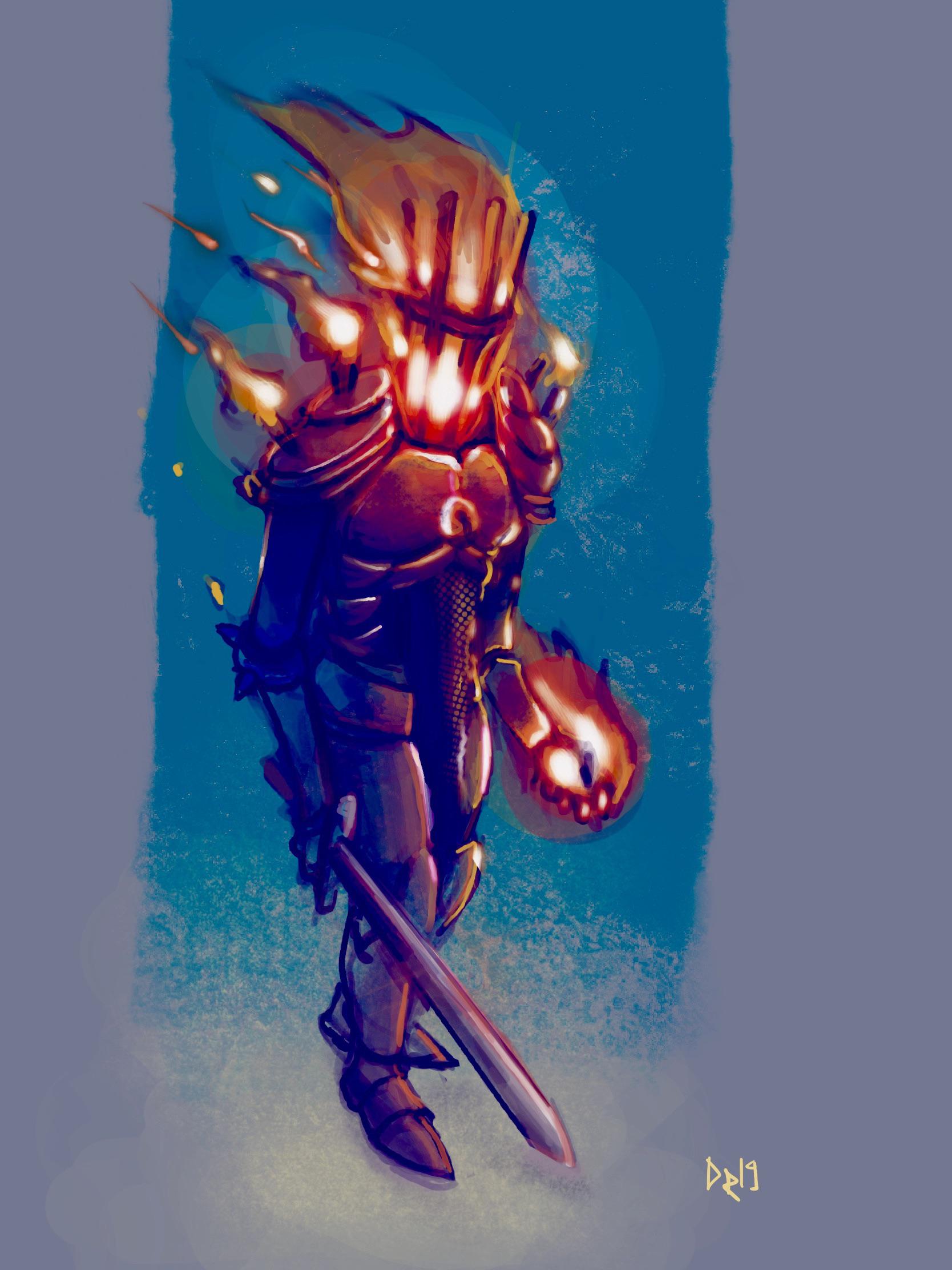 [Art][OC] 5e bestiary reimagined Helmed Horror r/DnD