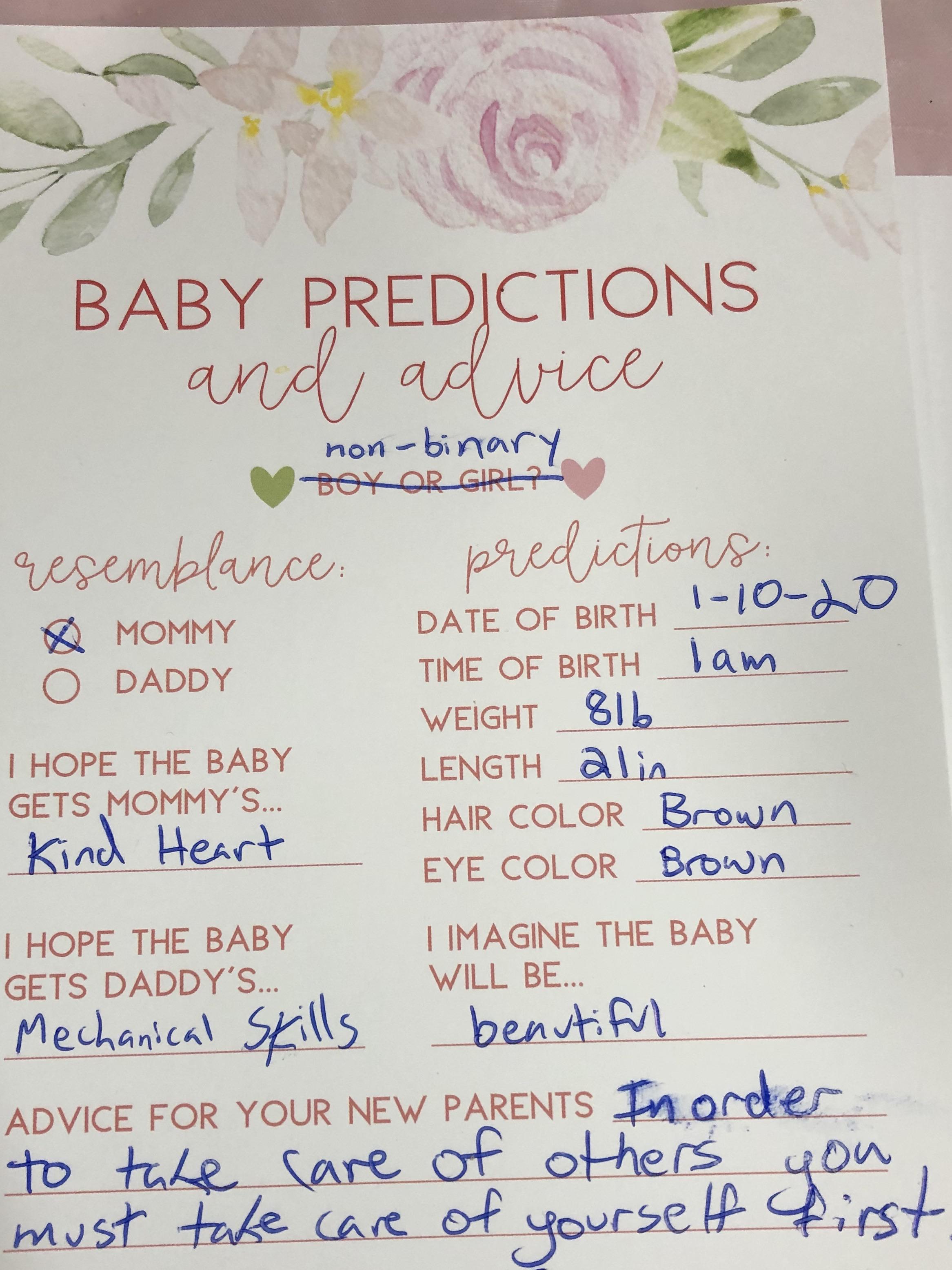 Me at a baby shower last week. r/NonBinary