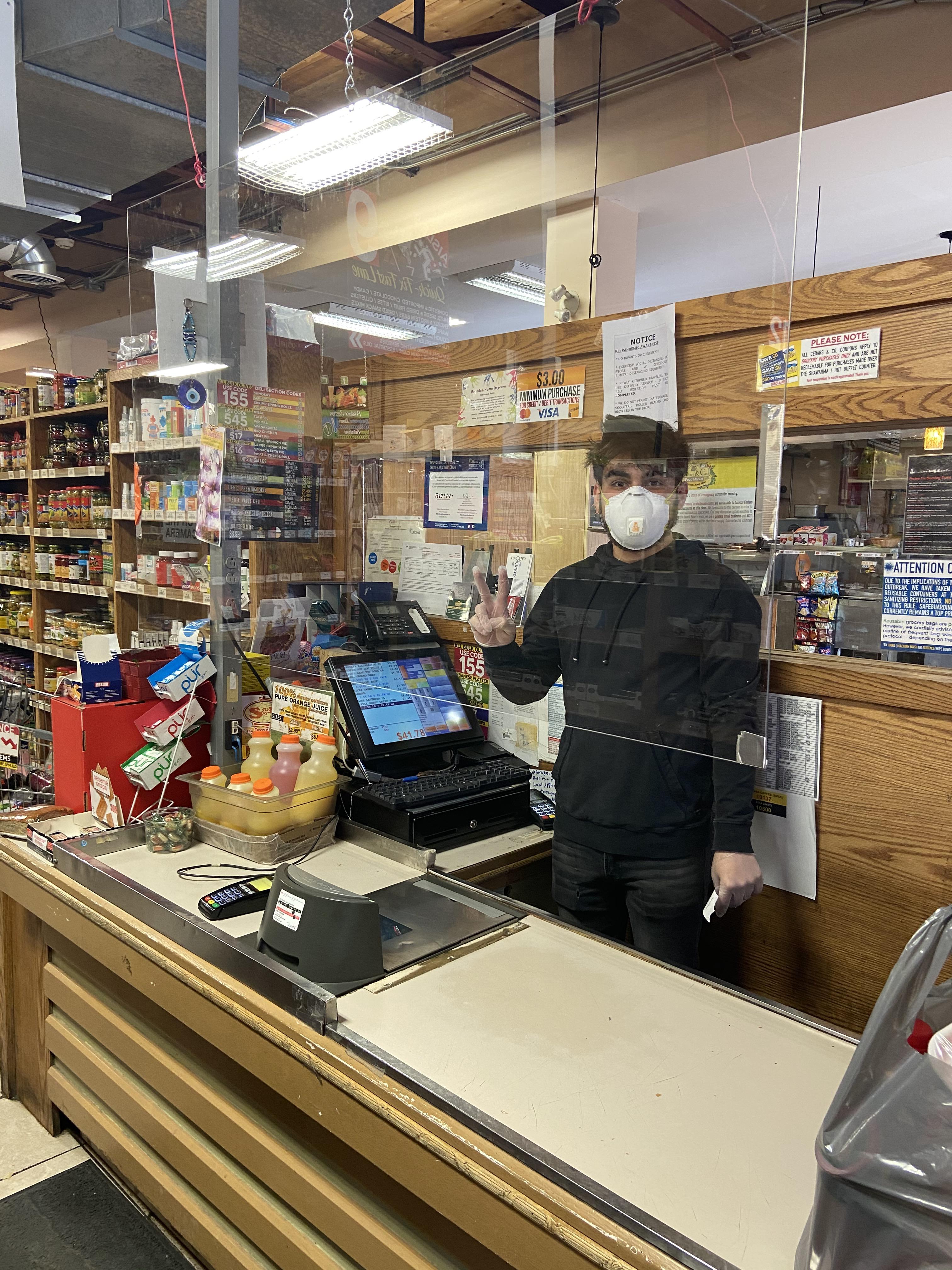 Shout out to Cedar Grocery ! Amazing job keeping shoppers safe and providing services r/ottawa