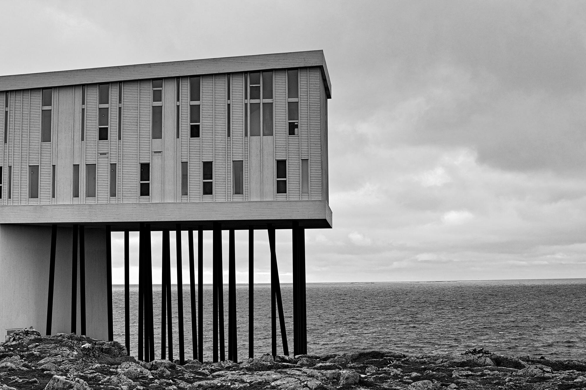 Fogo Island Inn, Fogo Island, Newfoundland. r/ArchitecturePorn