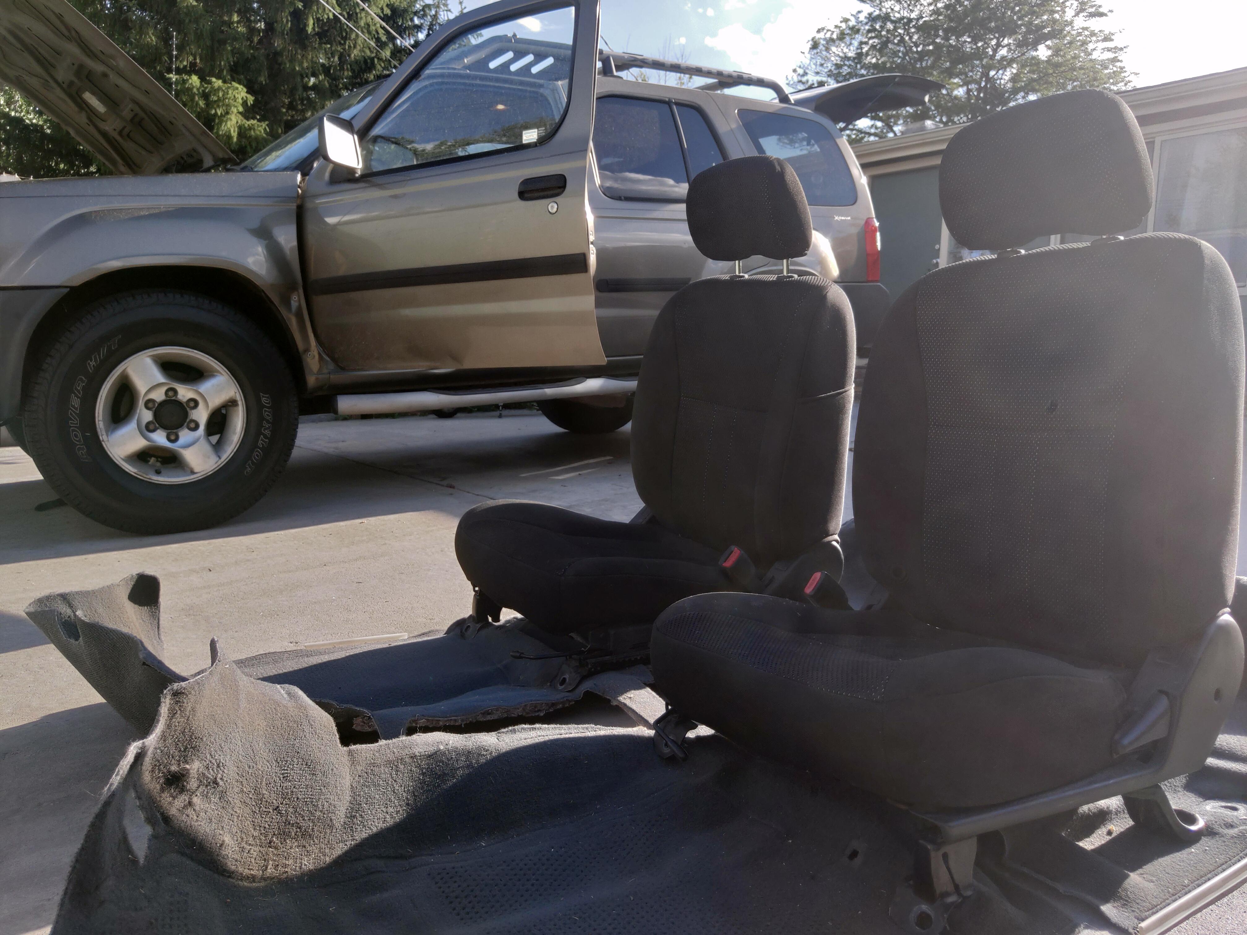 More LKQ finds. Got a set of undamaged Xterra SE Supercharged seats