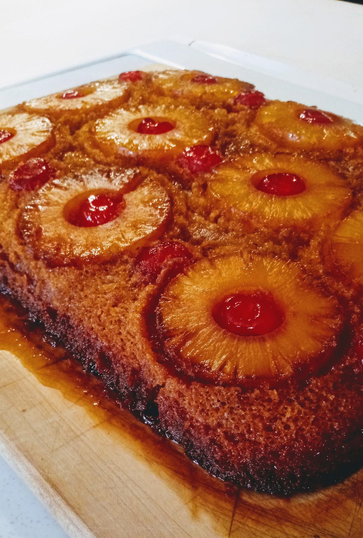 [Homemade] Pineapple Upsidedown cake r/food