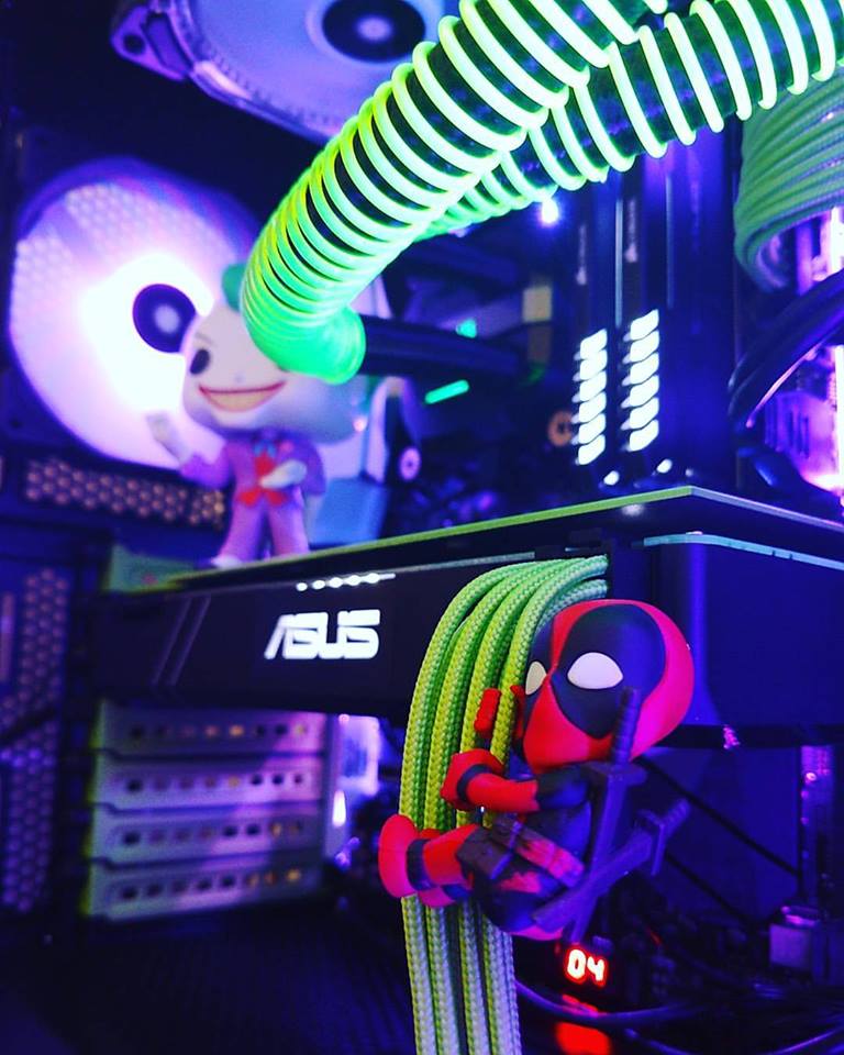 Finished my "Joker" Themed PC r/pcmasterrace