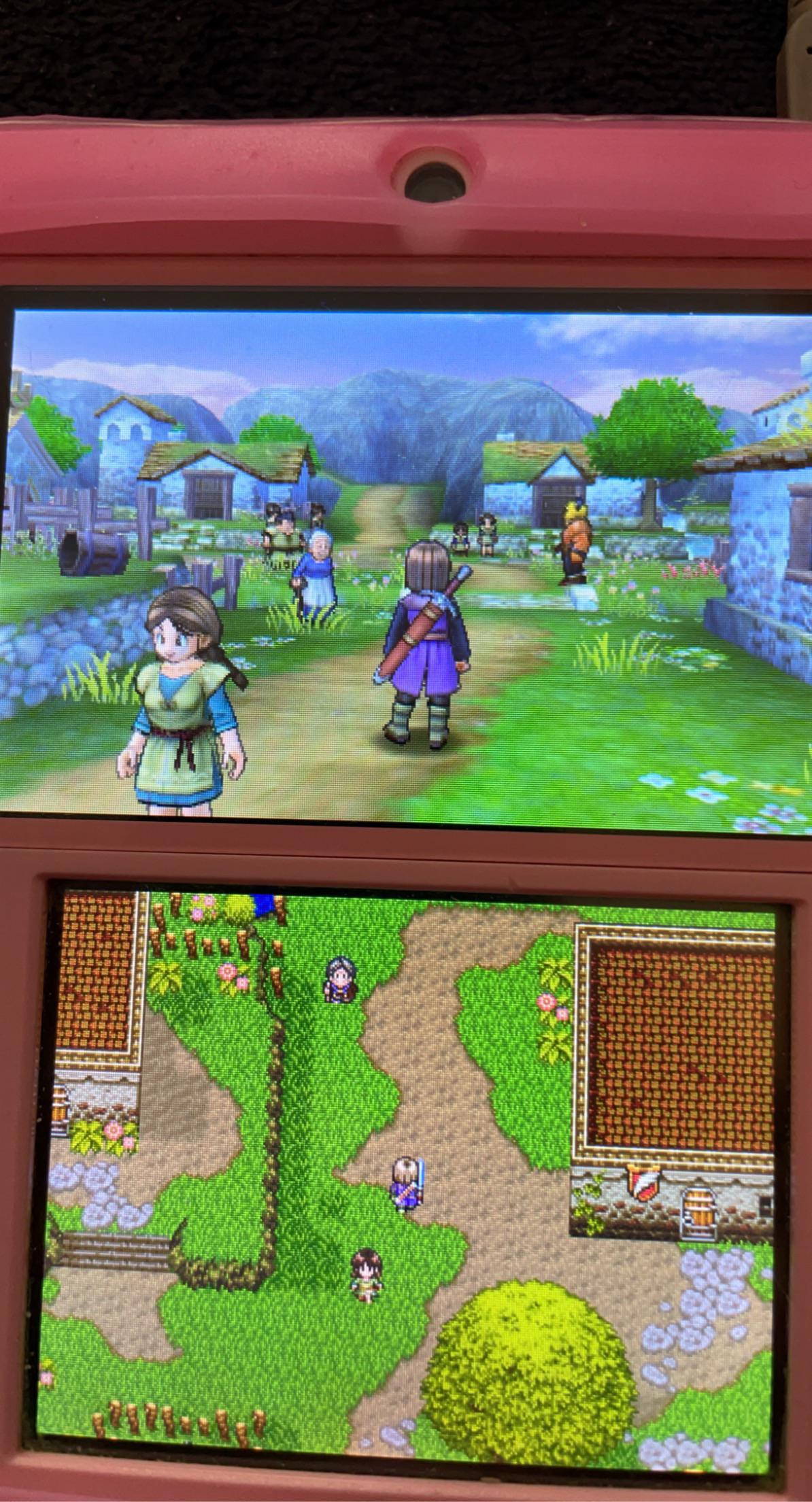 Playing DQ11 3DS is just perfect because it feels more cute to me the