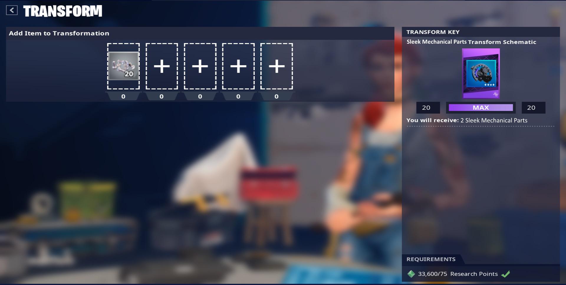 Transform Schematics for Resources : r/FORTnITE