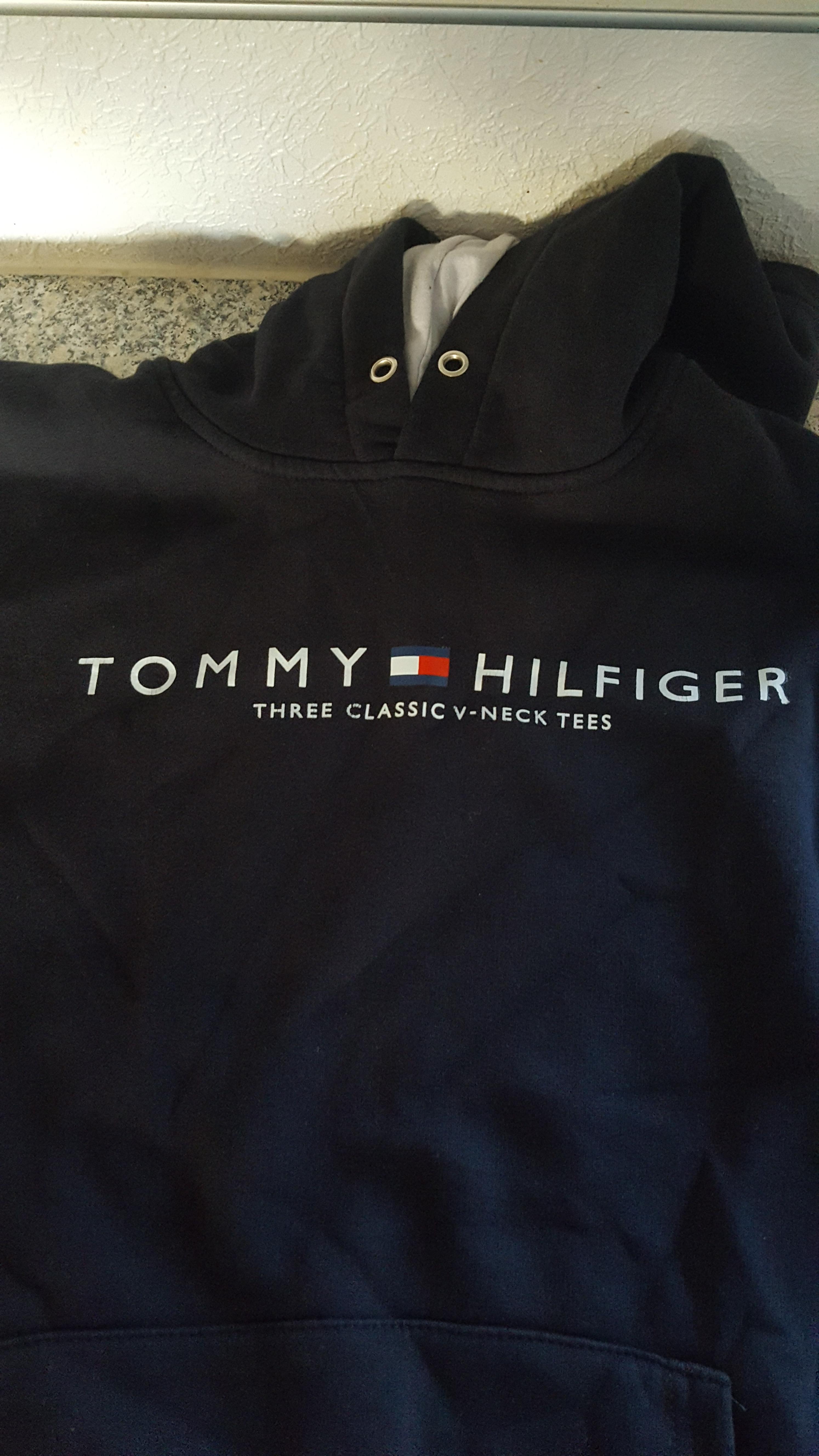 This Tommy Hilfiger hoodie my sister gave me from Turkey. r/CoutureReps