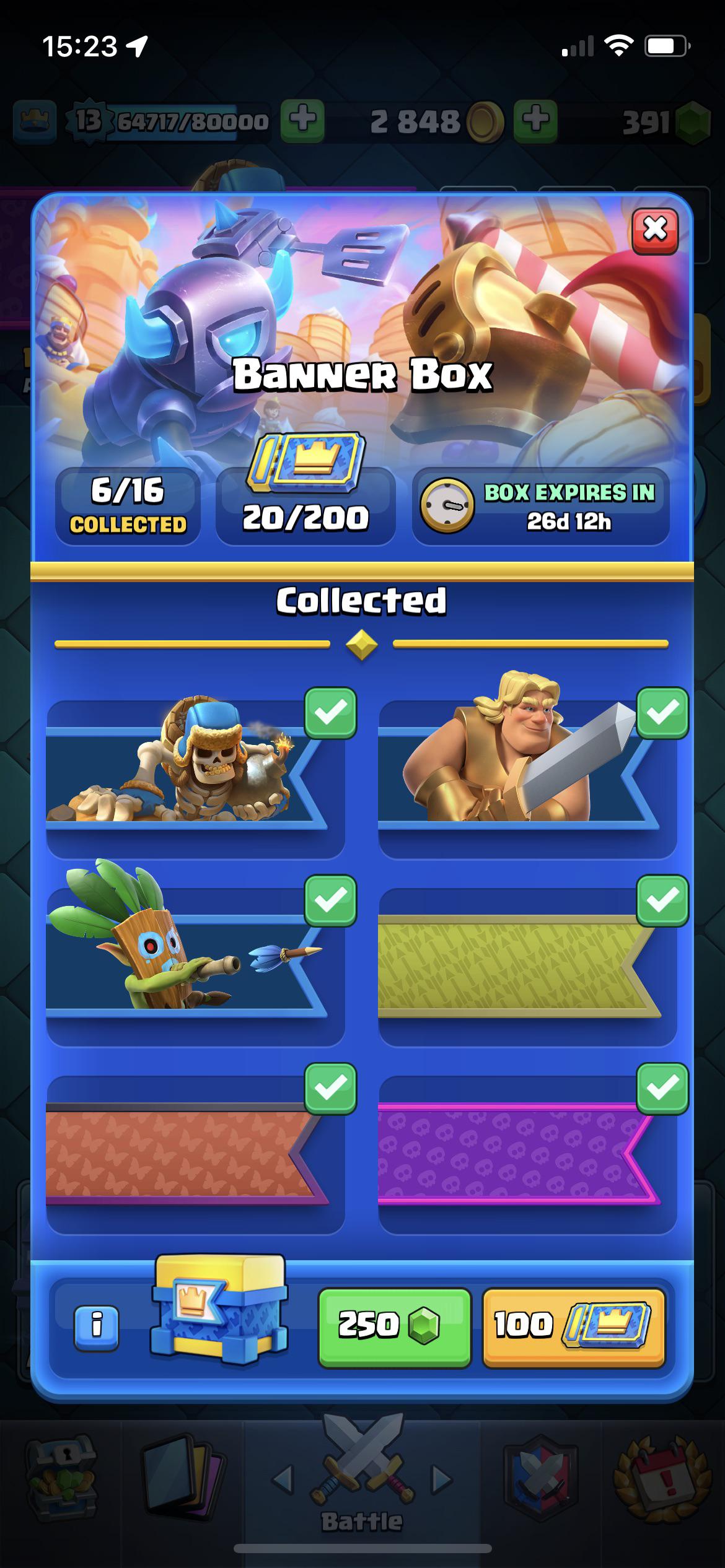 Is there a way to check the rarity of the banners you’ve collected