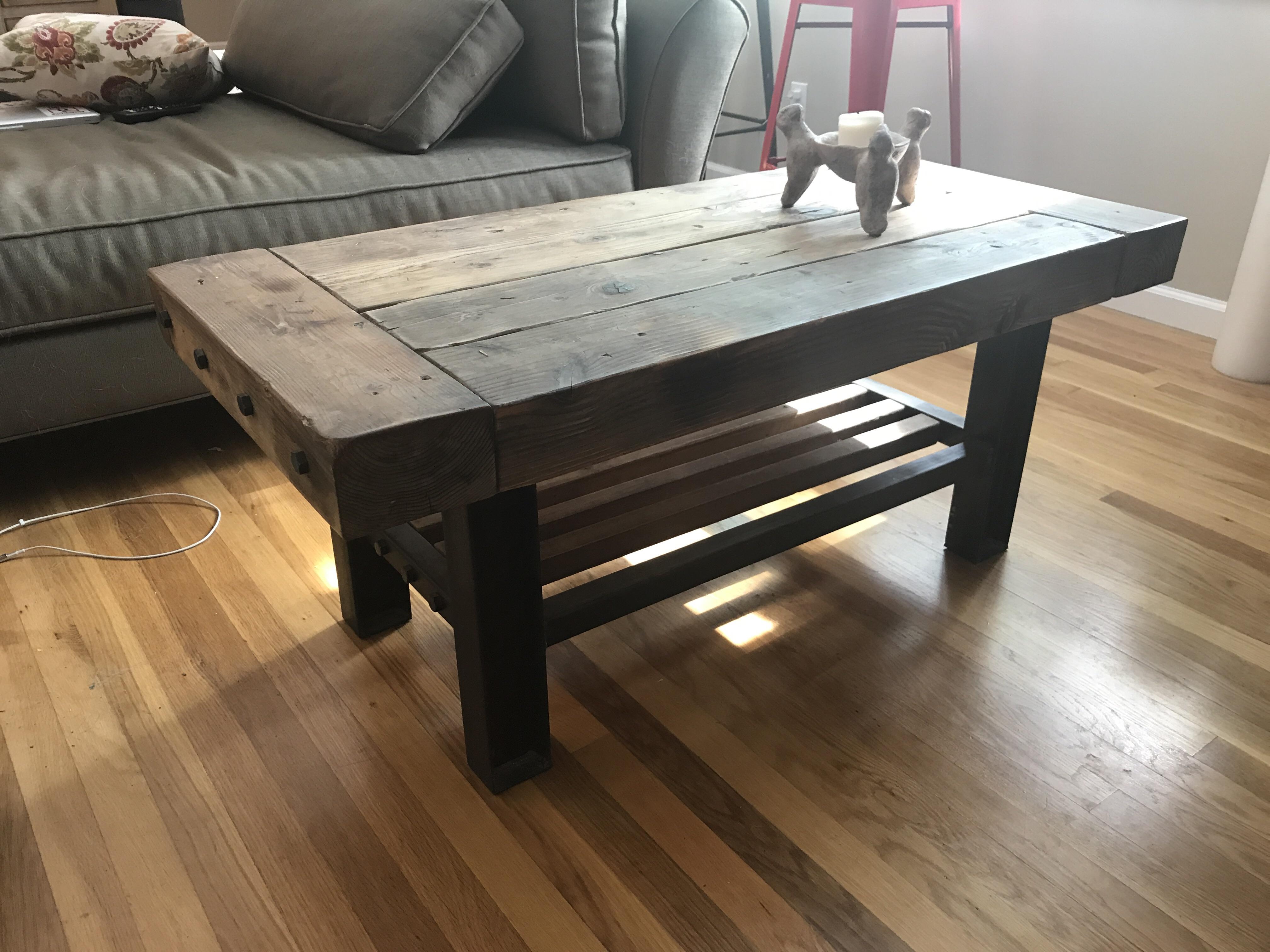 Ibeam and 4x6 coffee table r/woodworking