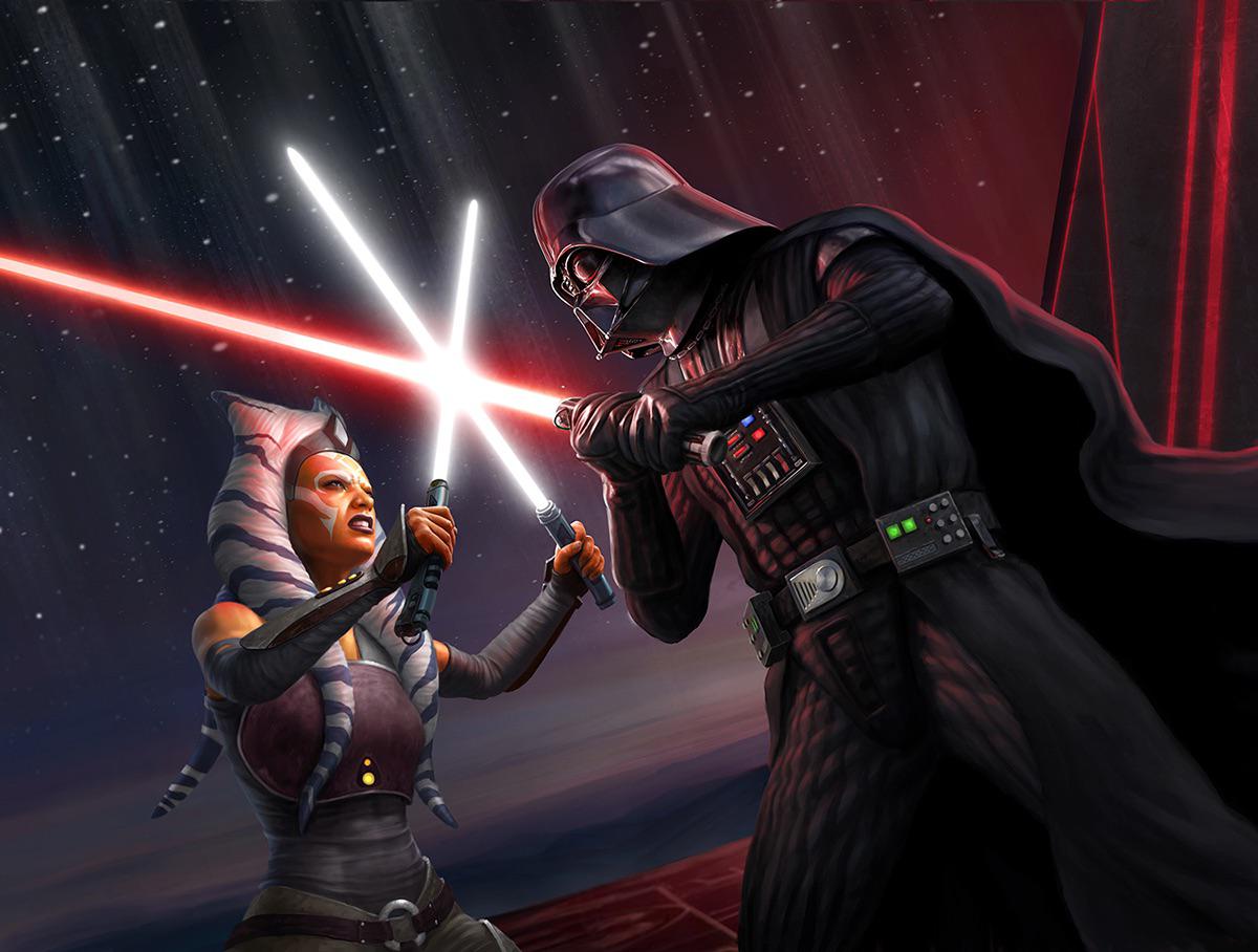 Darth Vader vs Ahsoka Tano (live action). r/clonewars