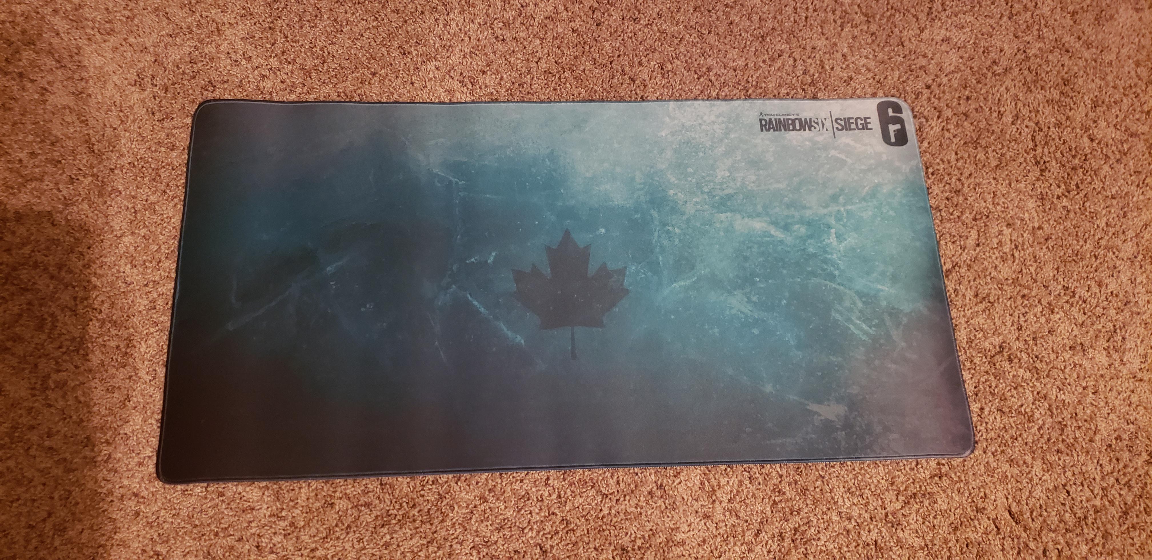 In response to the black ice mousepad concept... I had it made into a