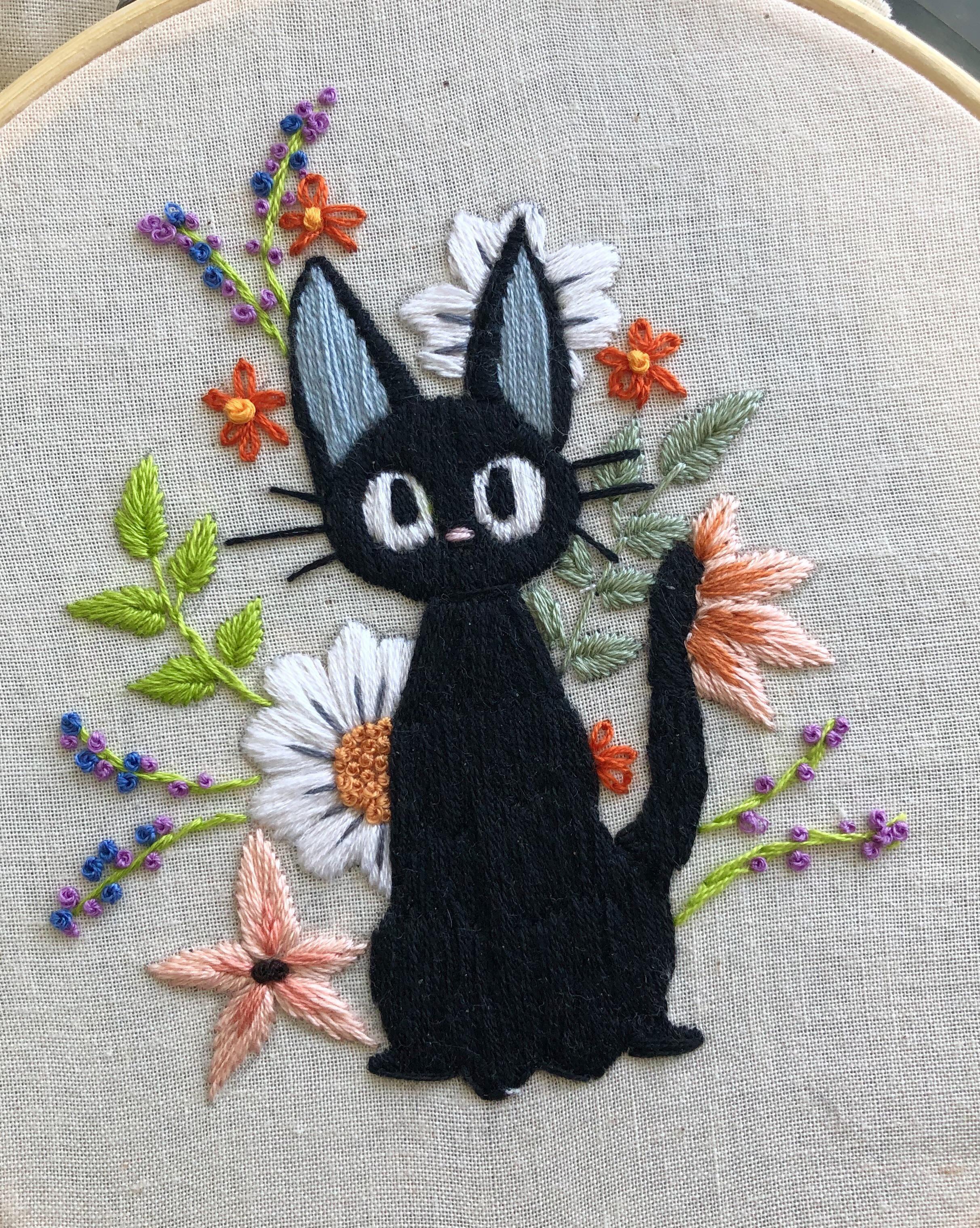 Ghibli inspired embroidery piece! r/Embroidery