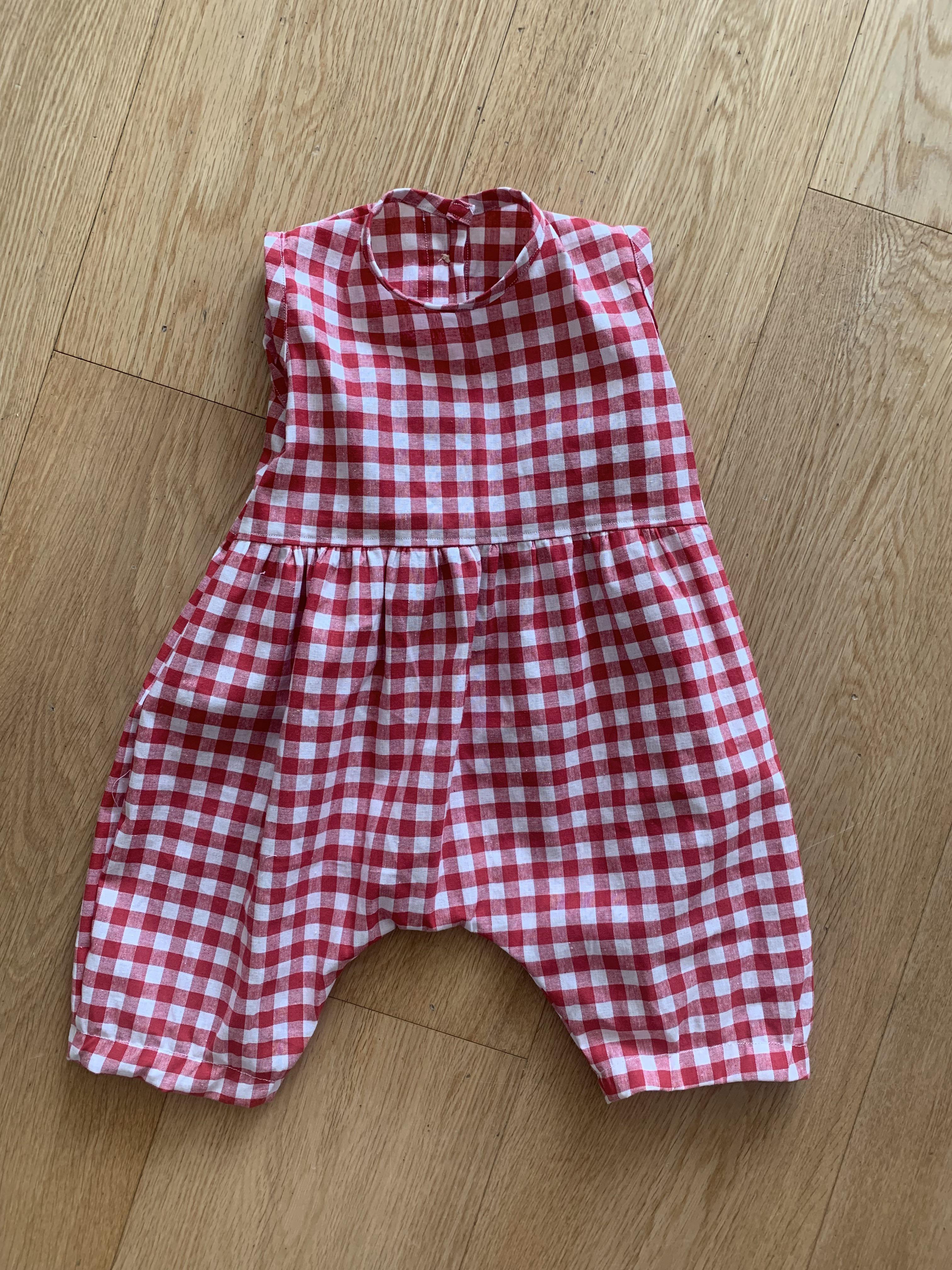 A gingham romper for my friend’s baby r/sewing