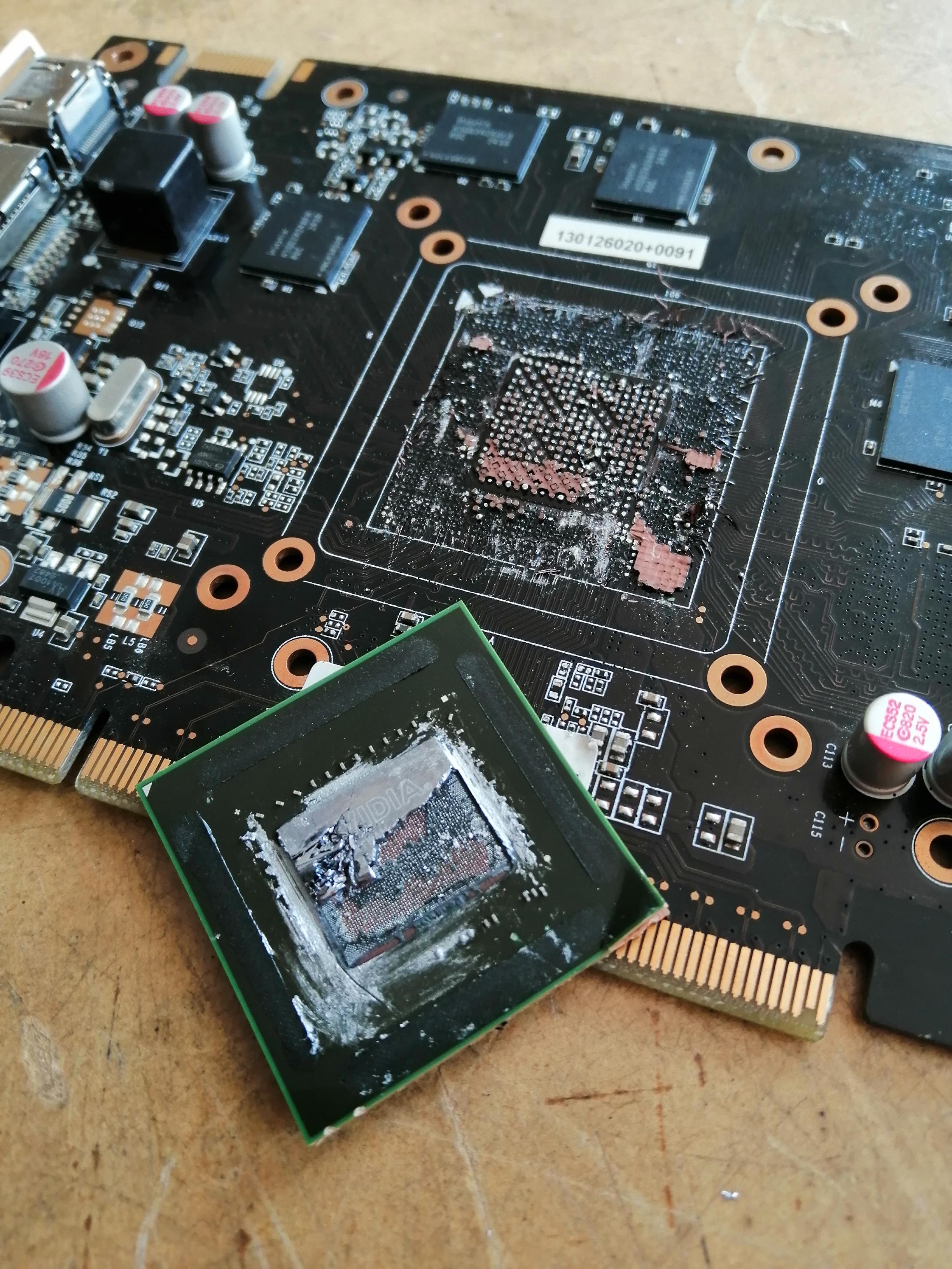 To take a gpu of the pcb is a lot harder than it first may seem. r/nvidia