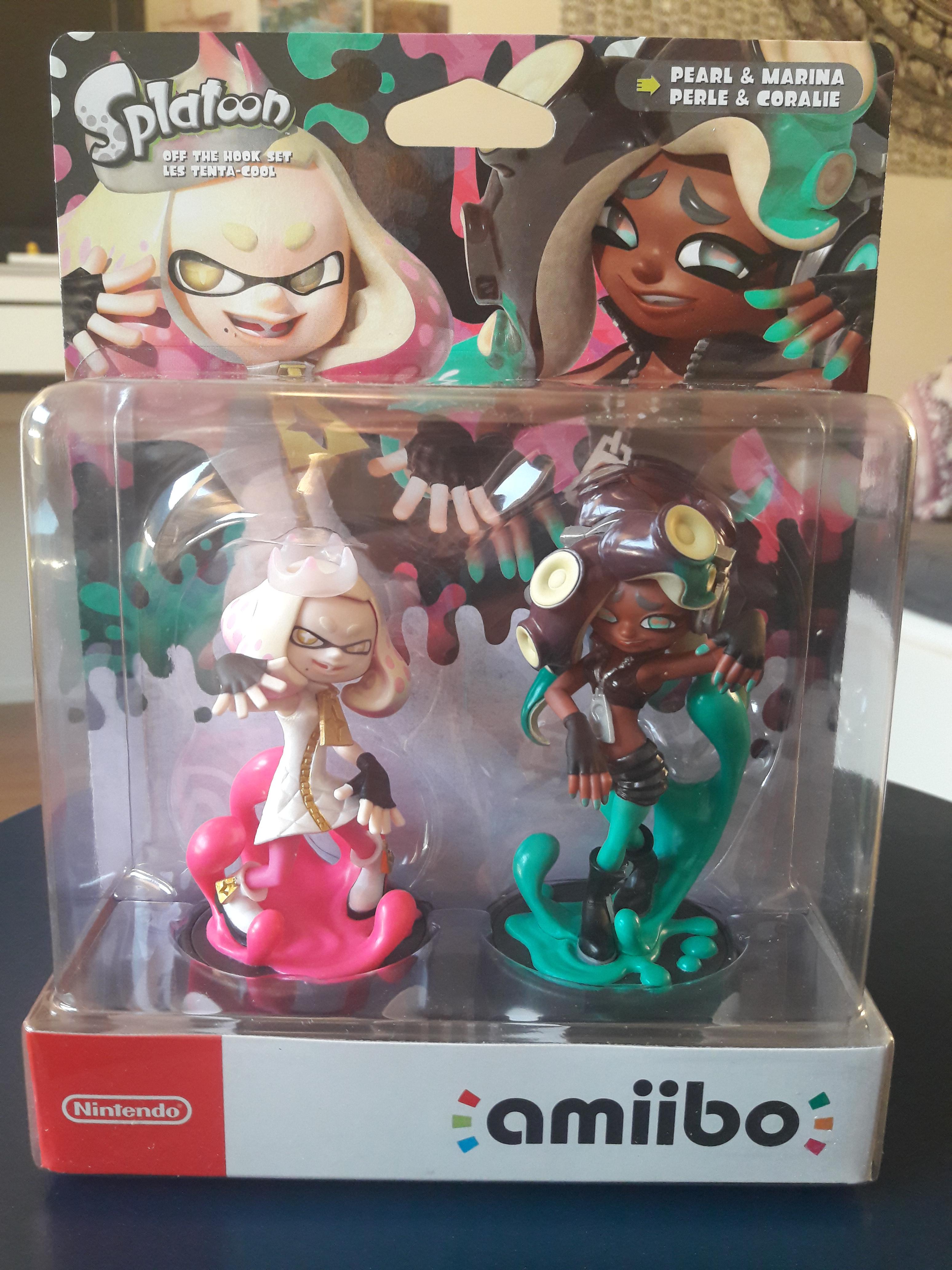 Finally have the Pearl & Marina amiibo from Splatoon2. They are so